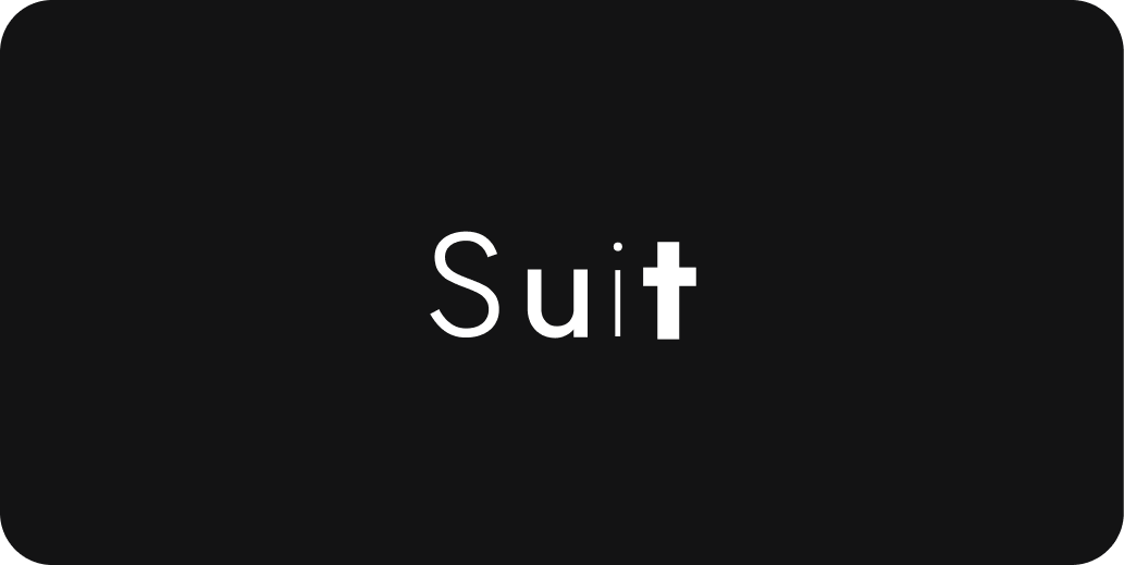 suit | 산돌구름 무료폰트