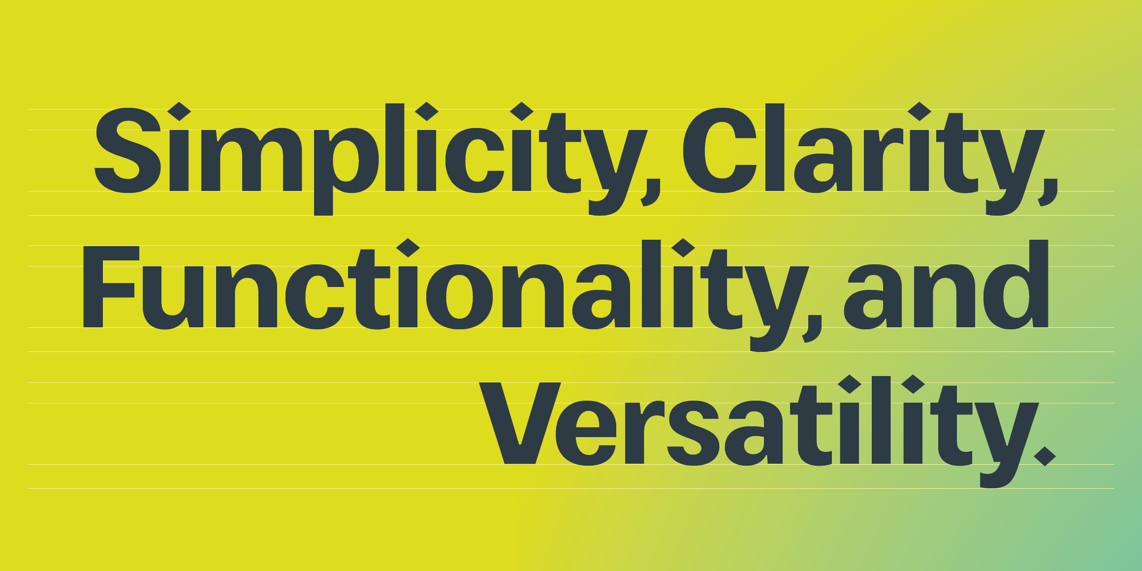 Indus Grotesque font in use