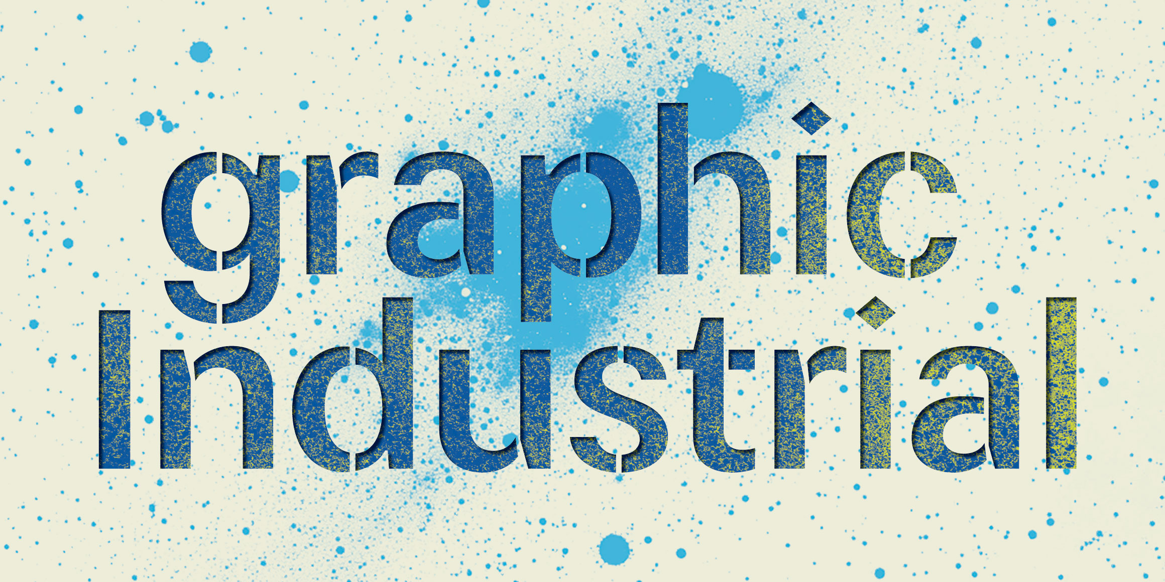 Indus Stencil font in use