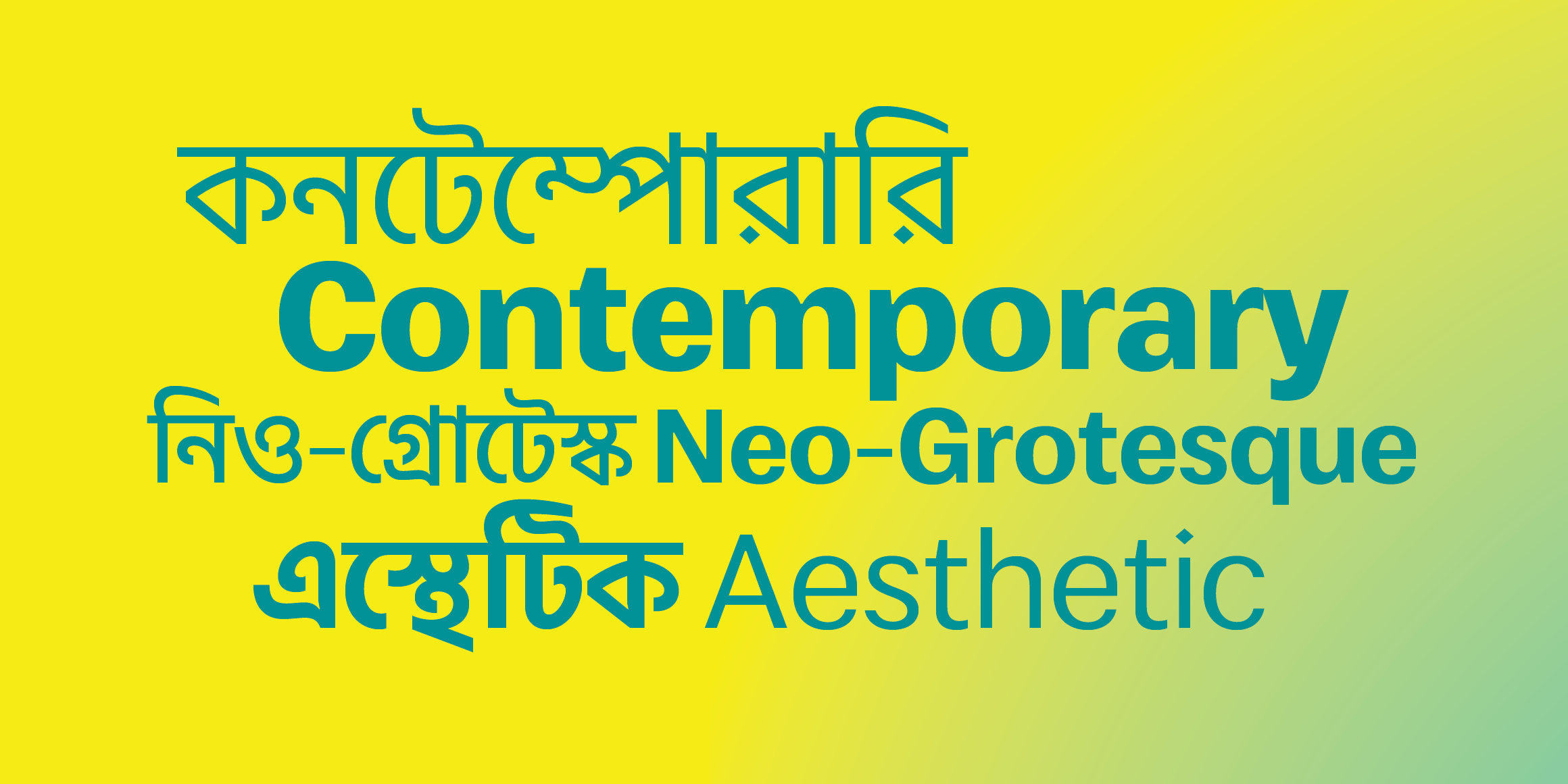 Indus Bangla font in use