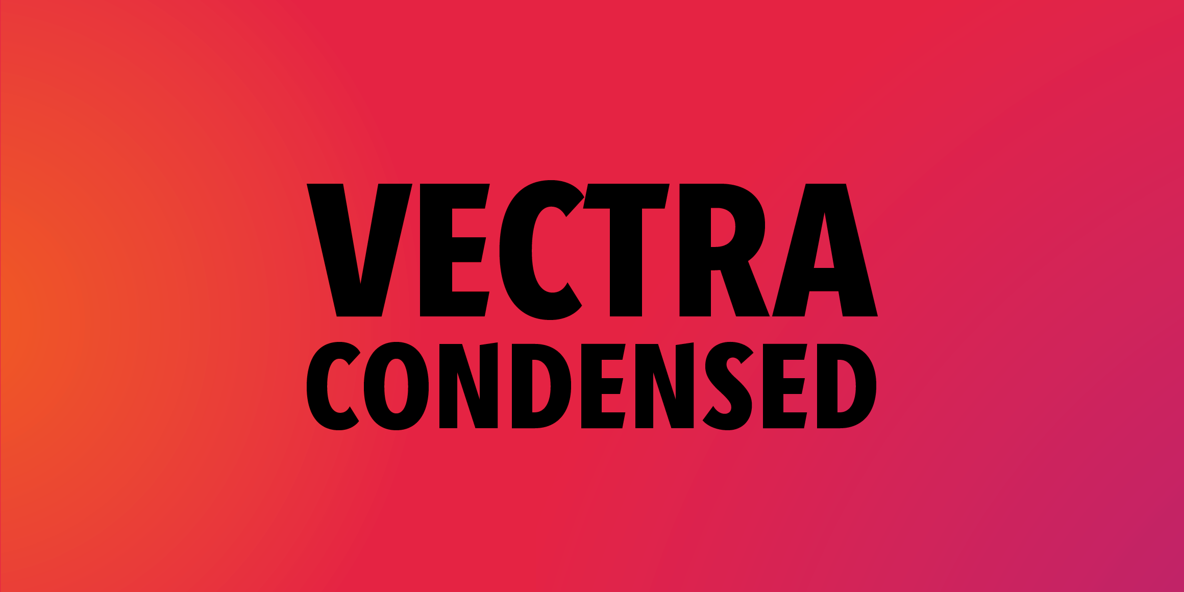 Vectra Sans Cd font in use