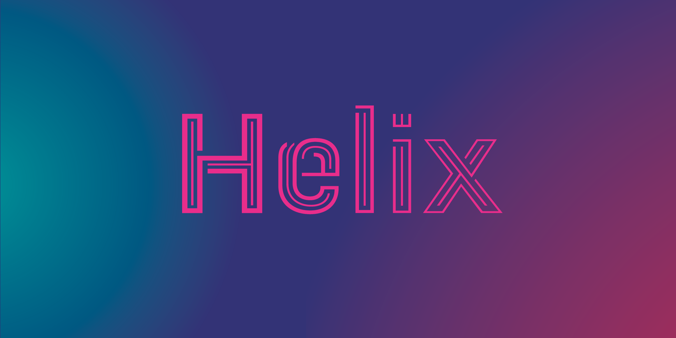 Helix font in use