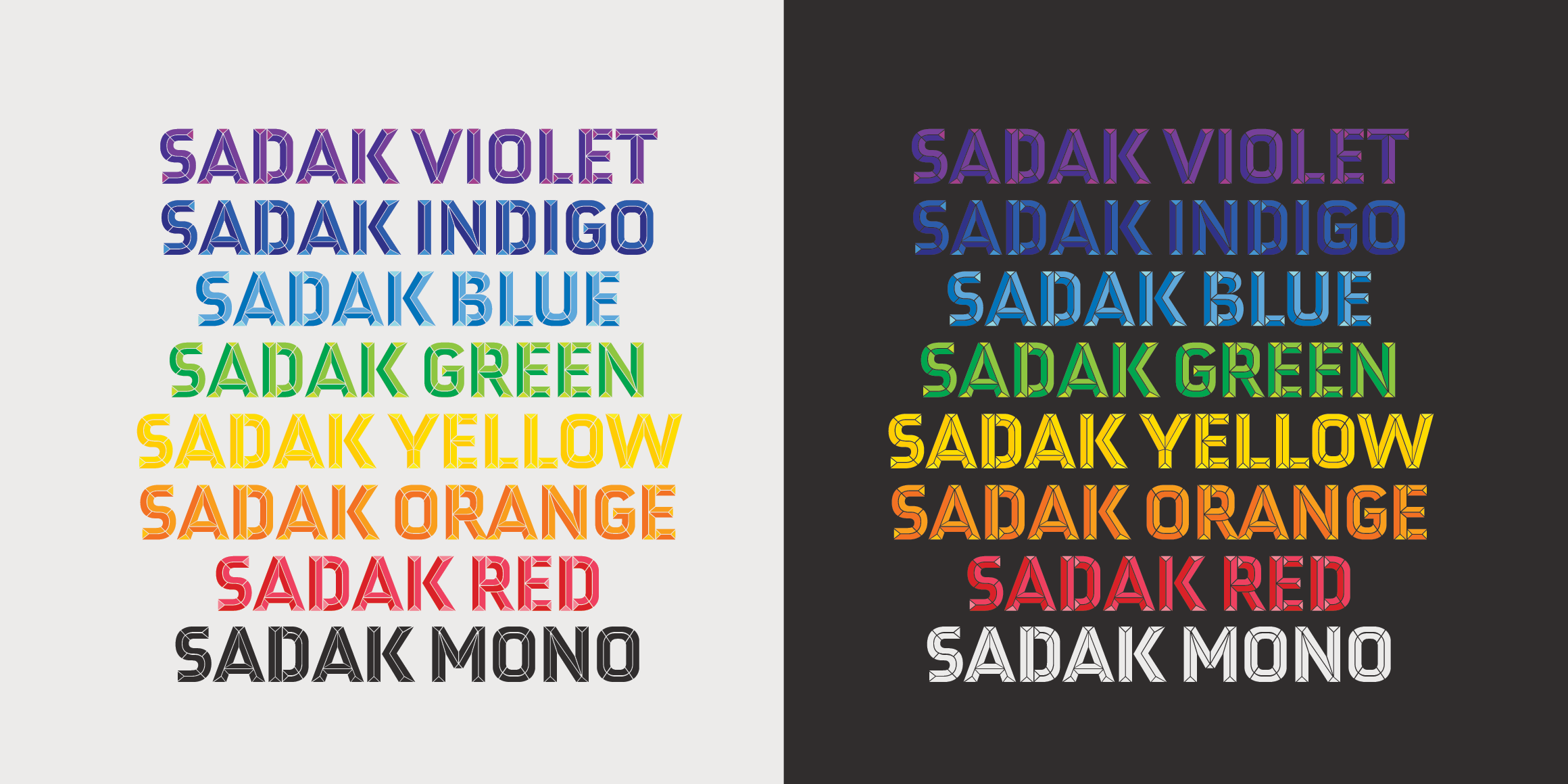 Sadak font in use