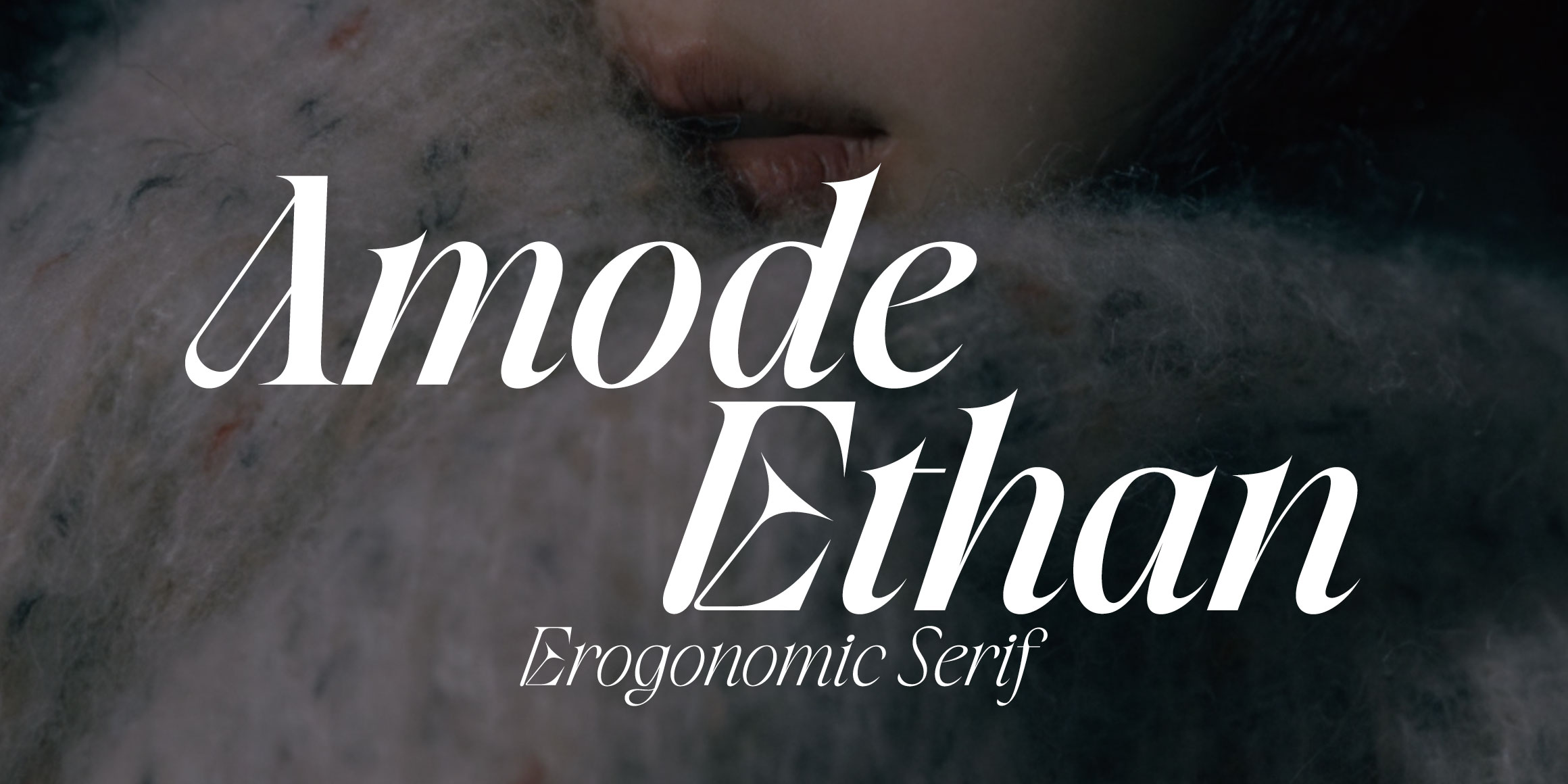 Amode Ethan font in use