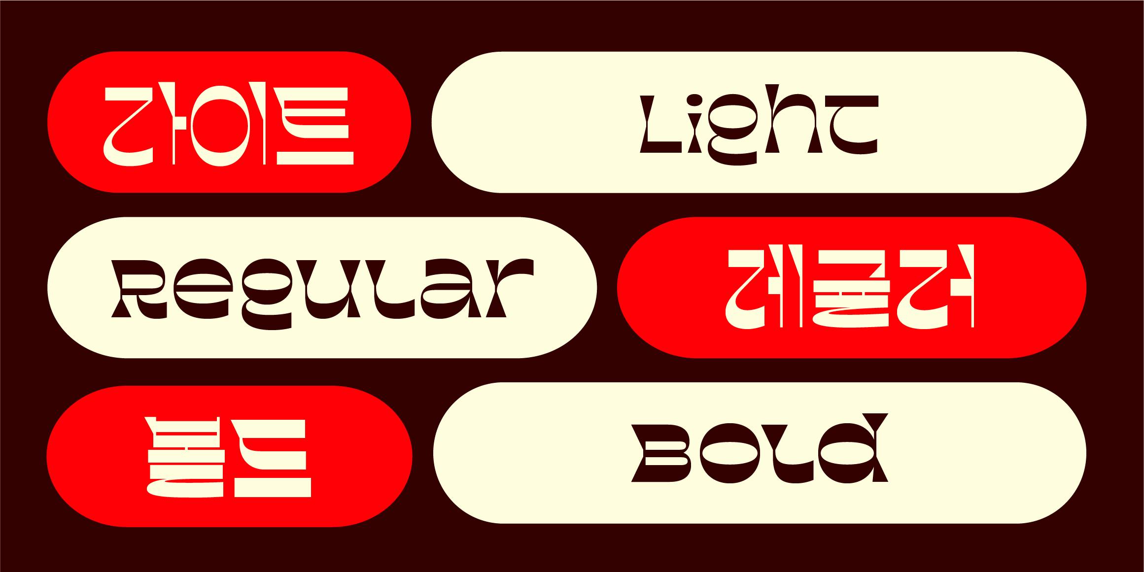 Sameo Hangul font in use