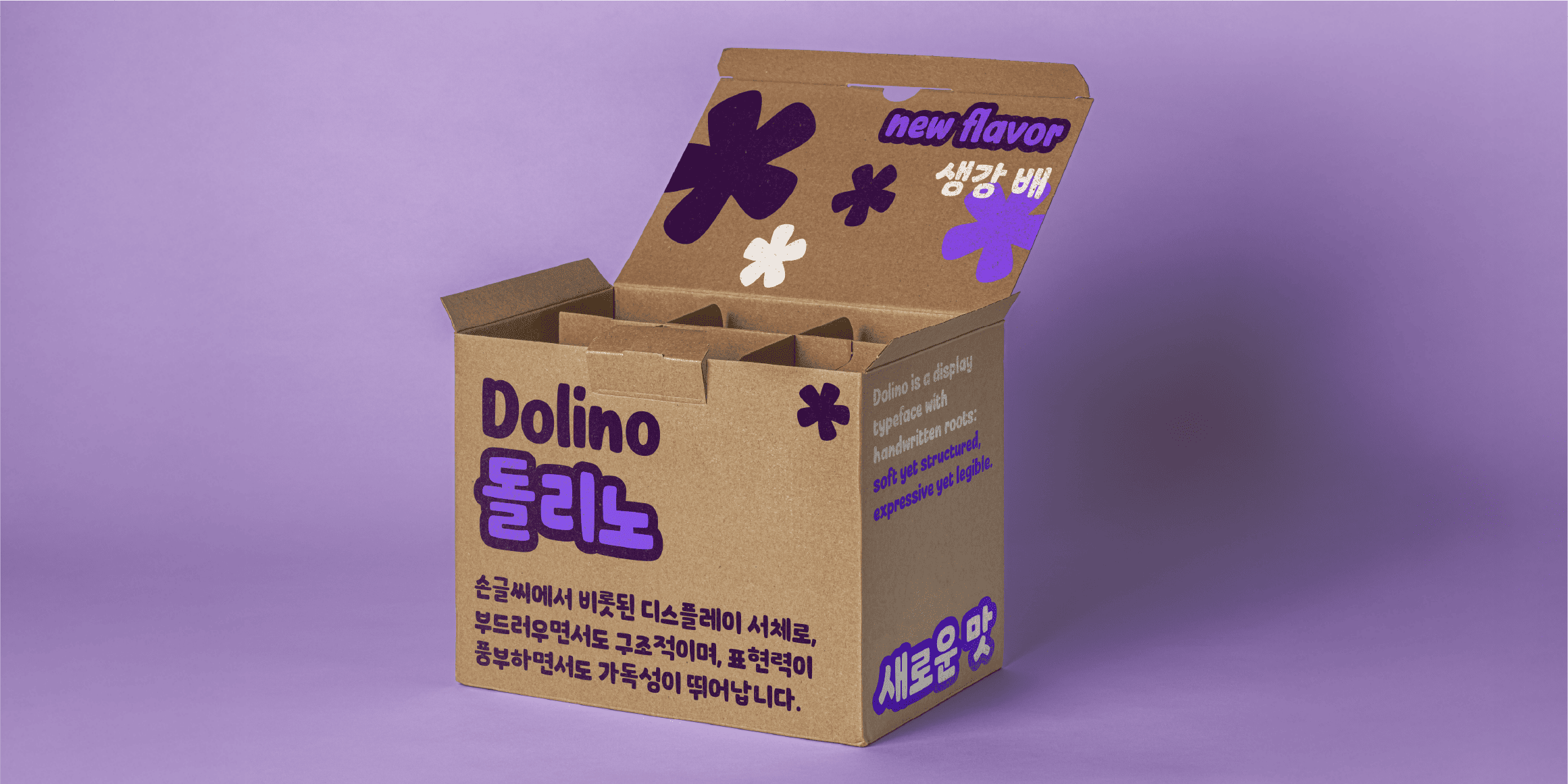 Dolino Hangul font in use