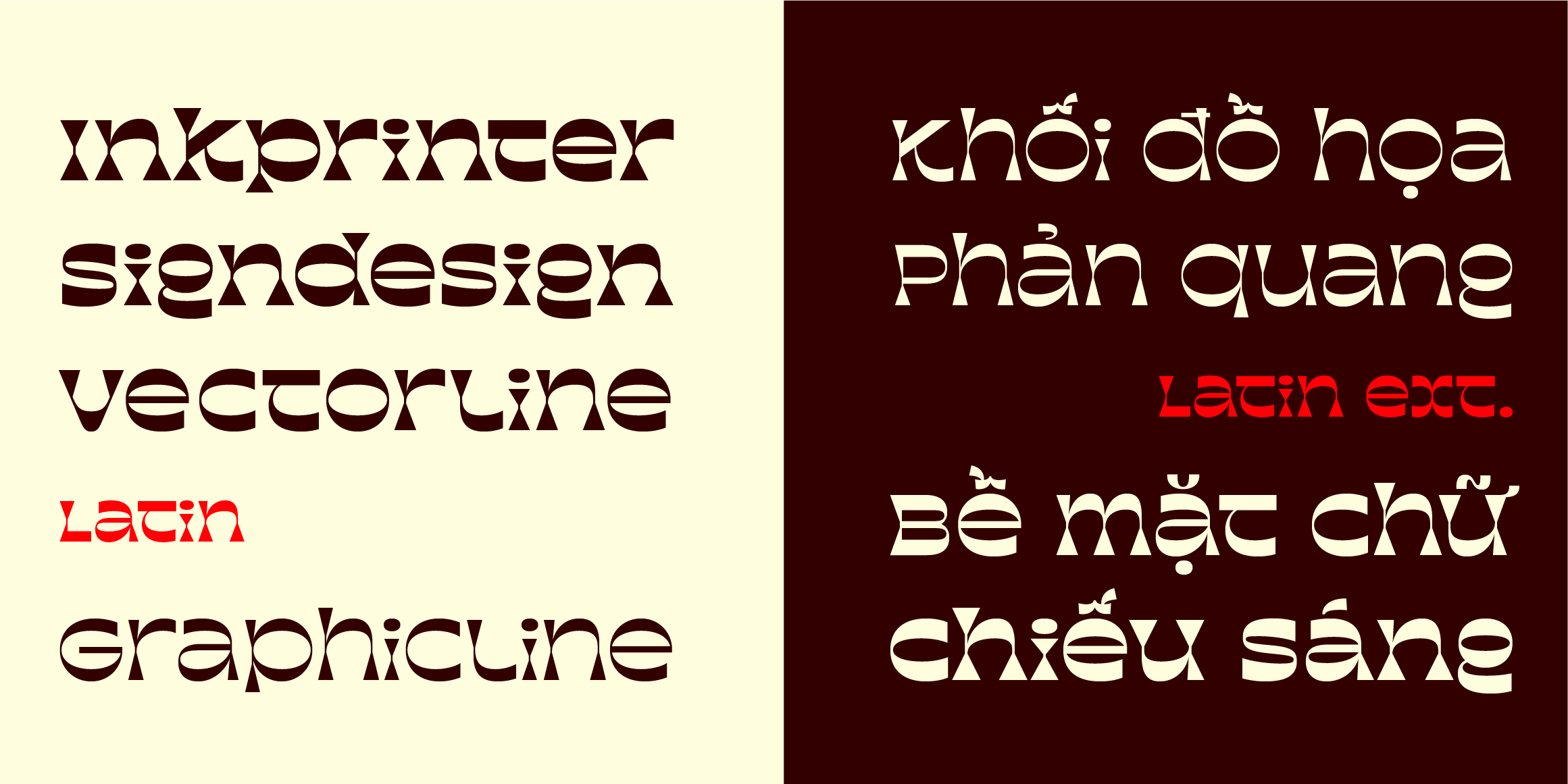 Sameo Latin font in use