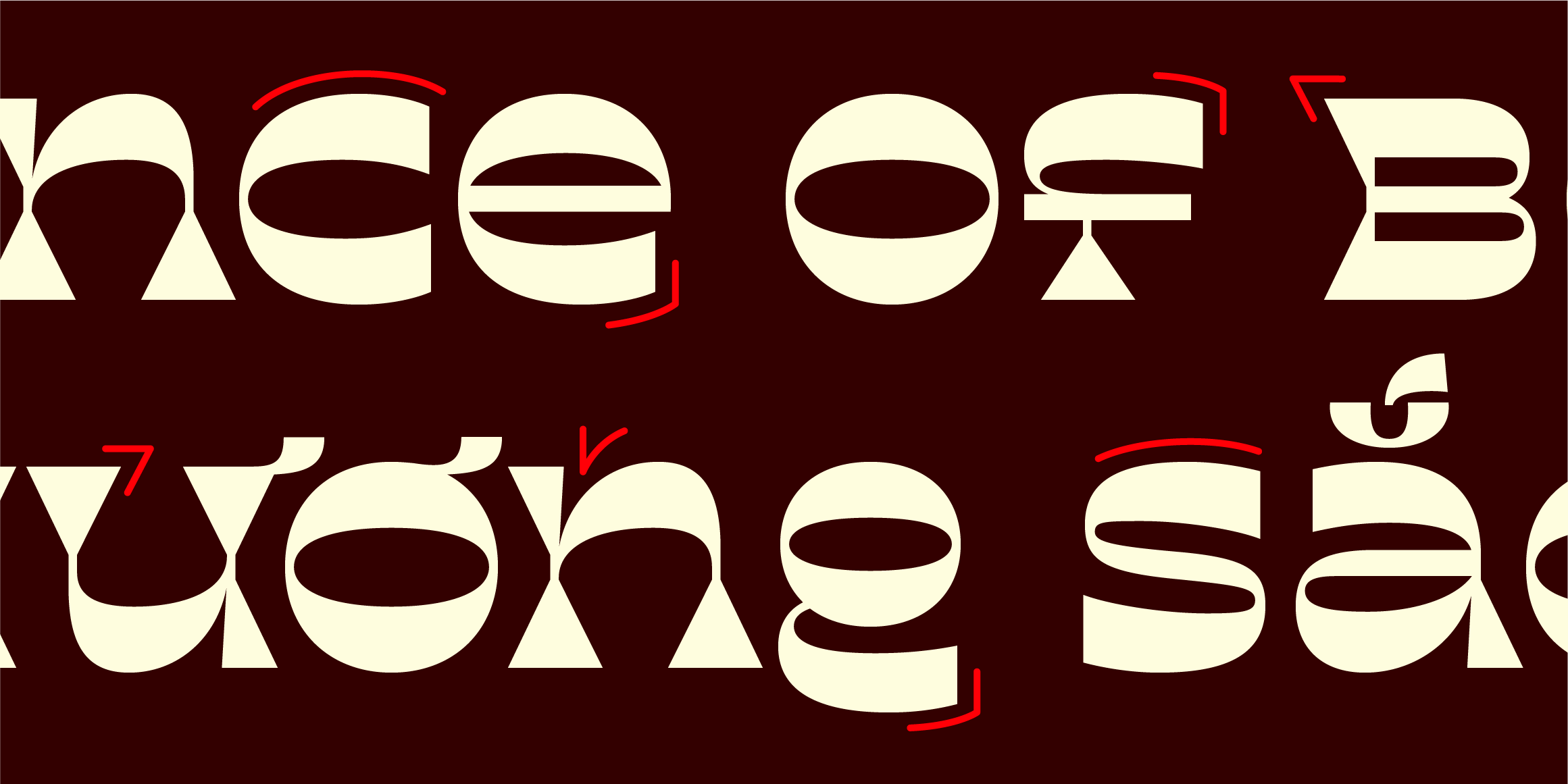 Sameo Latin font in use