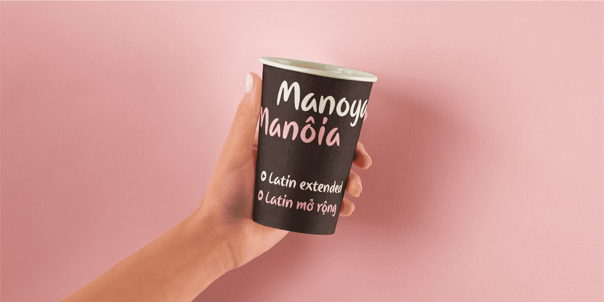 Manoya Latin font in use