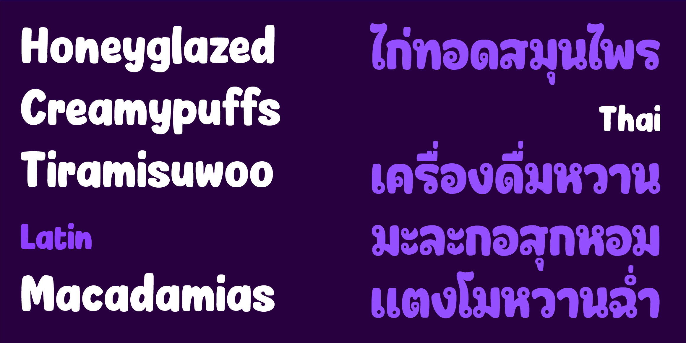 Dolino Thai font in use