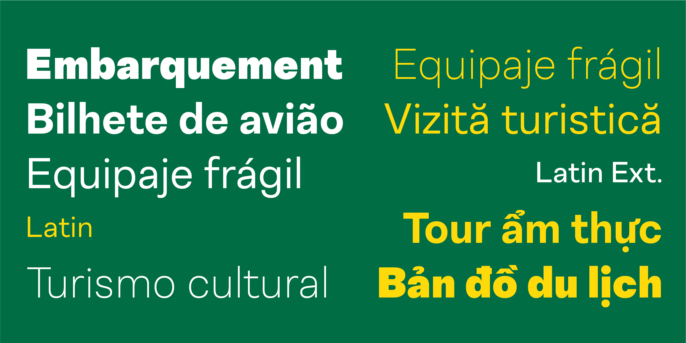 Kefrany Latin font in use