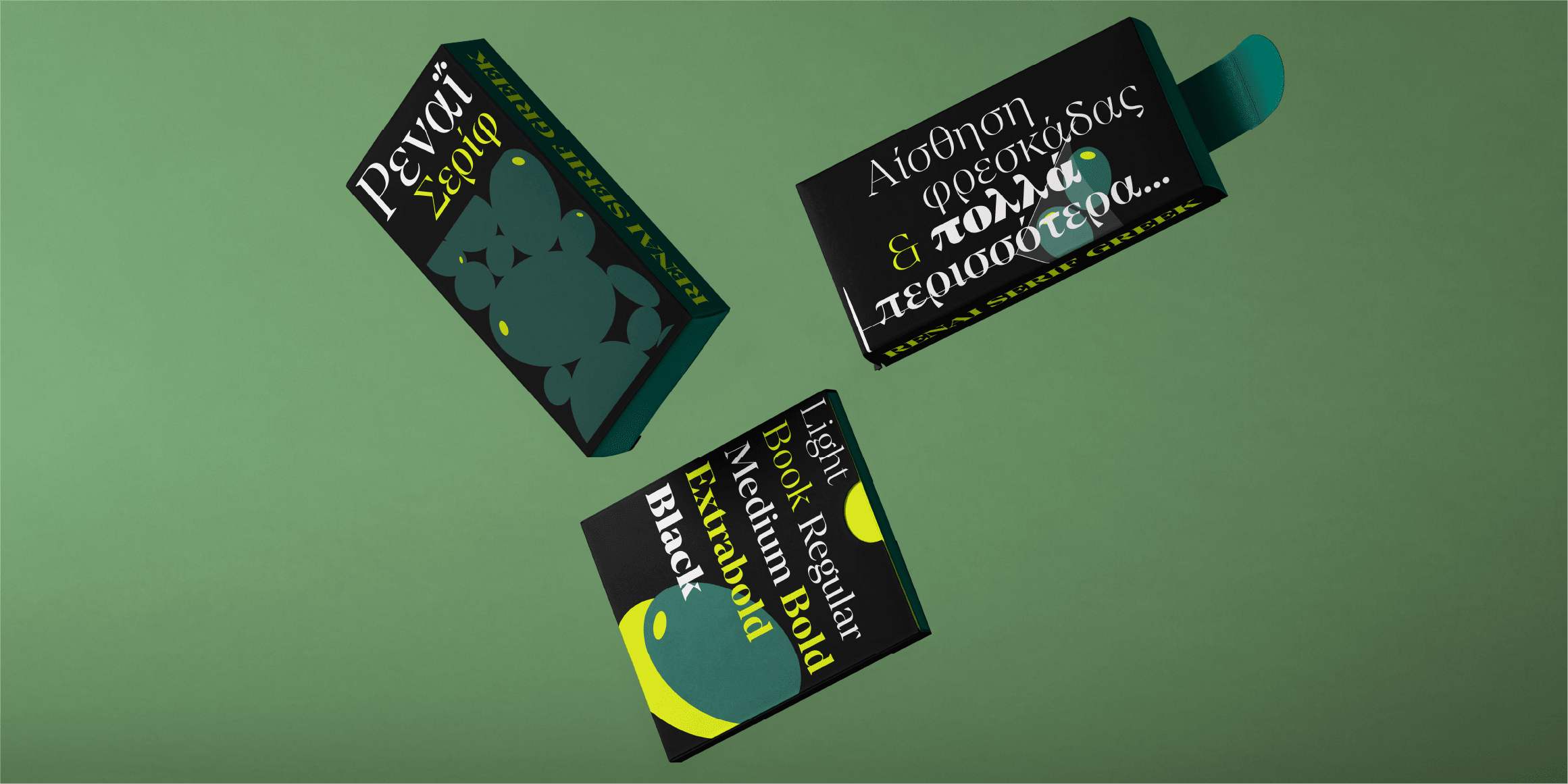 Renai Serif Greek font in use