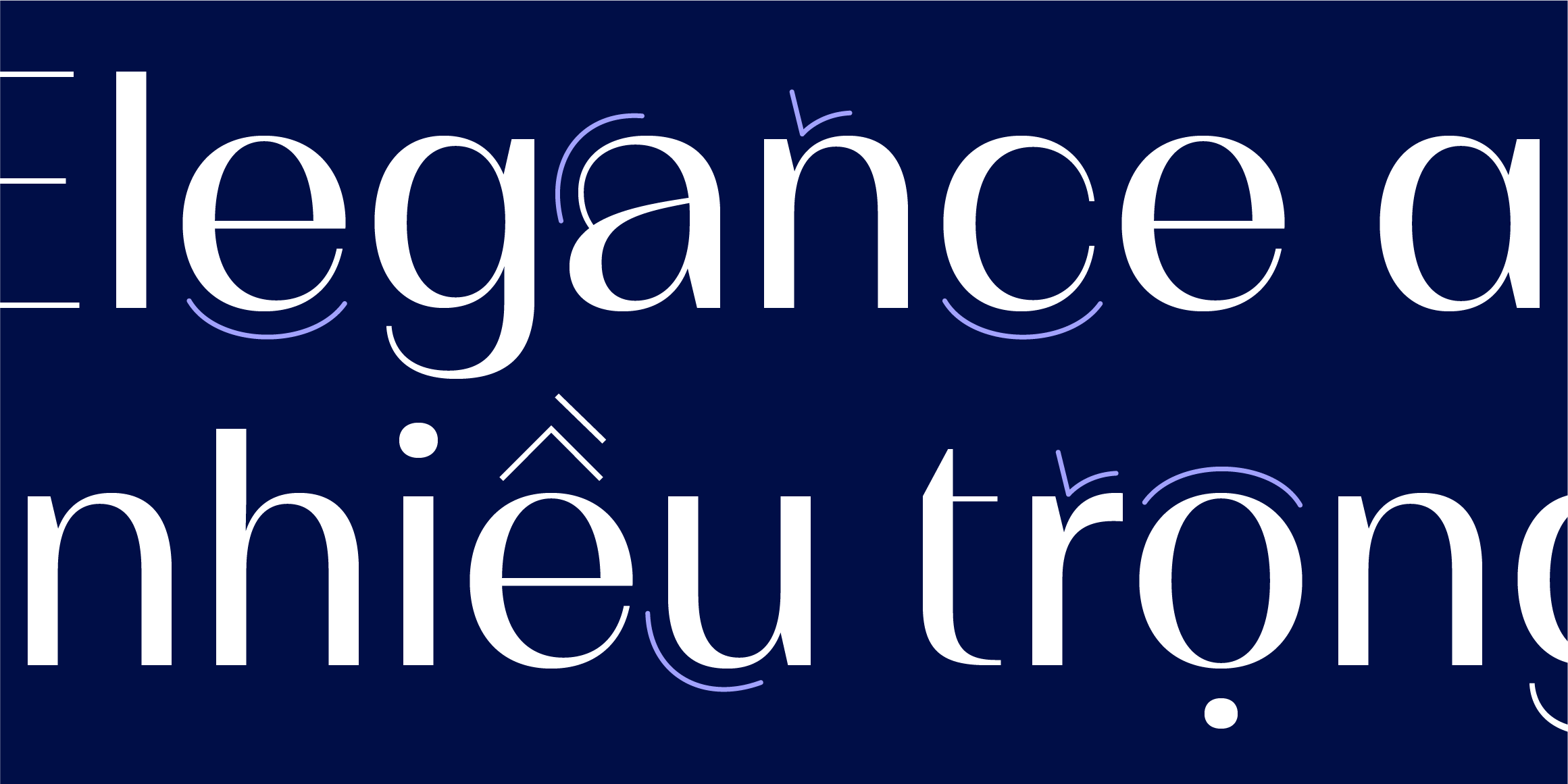 Suhana Latin font in use