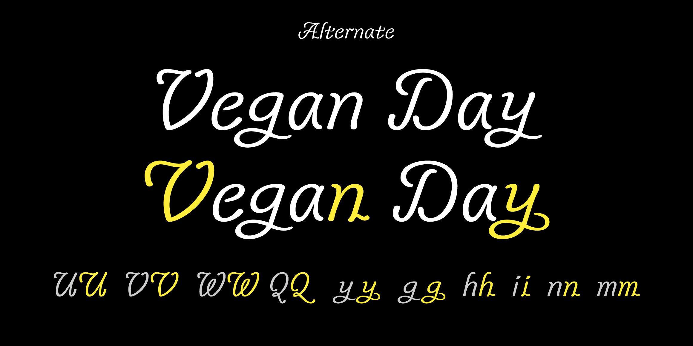null font in use
