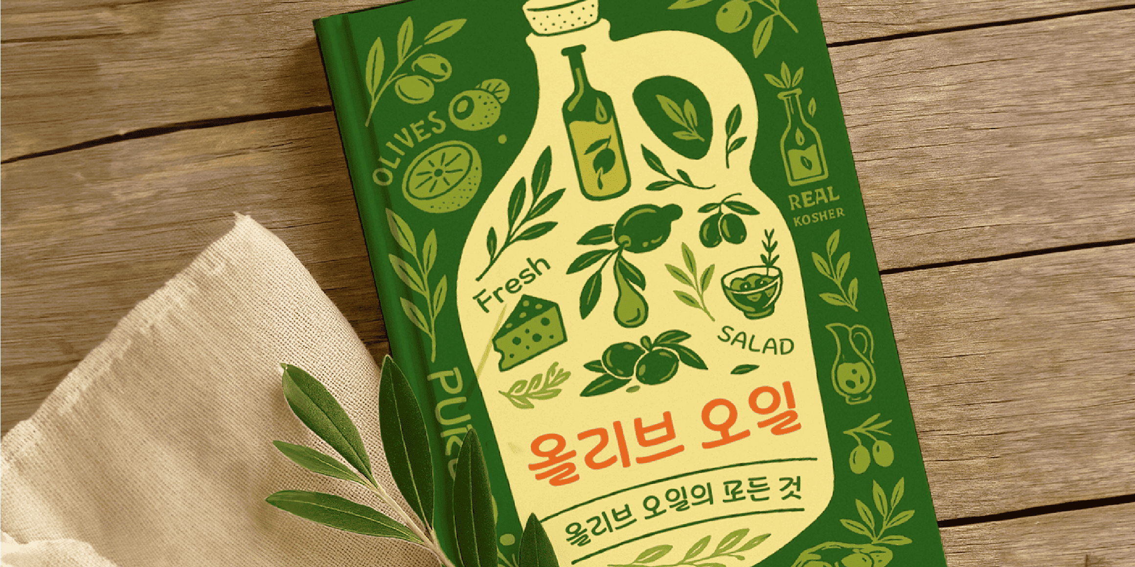 DNA올리브 font in use