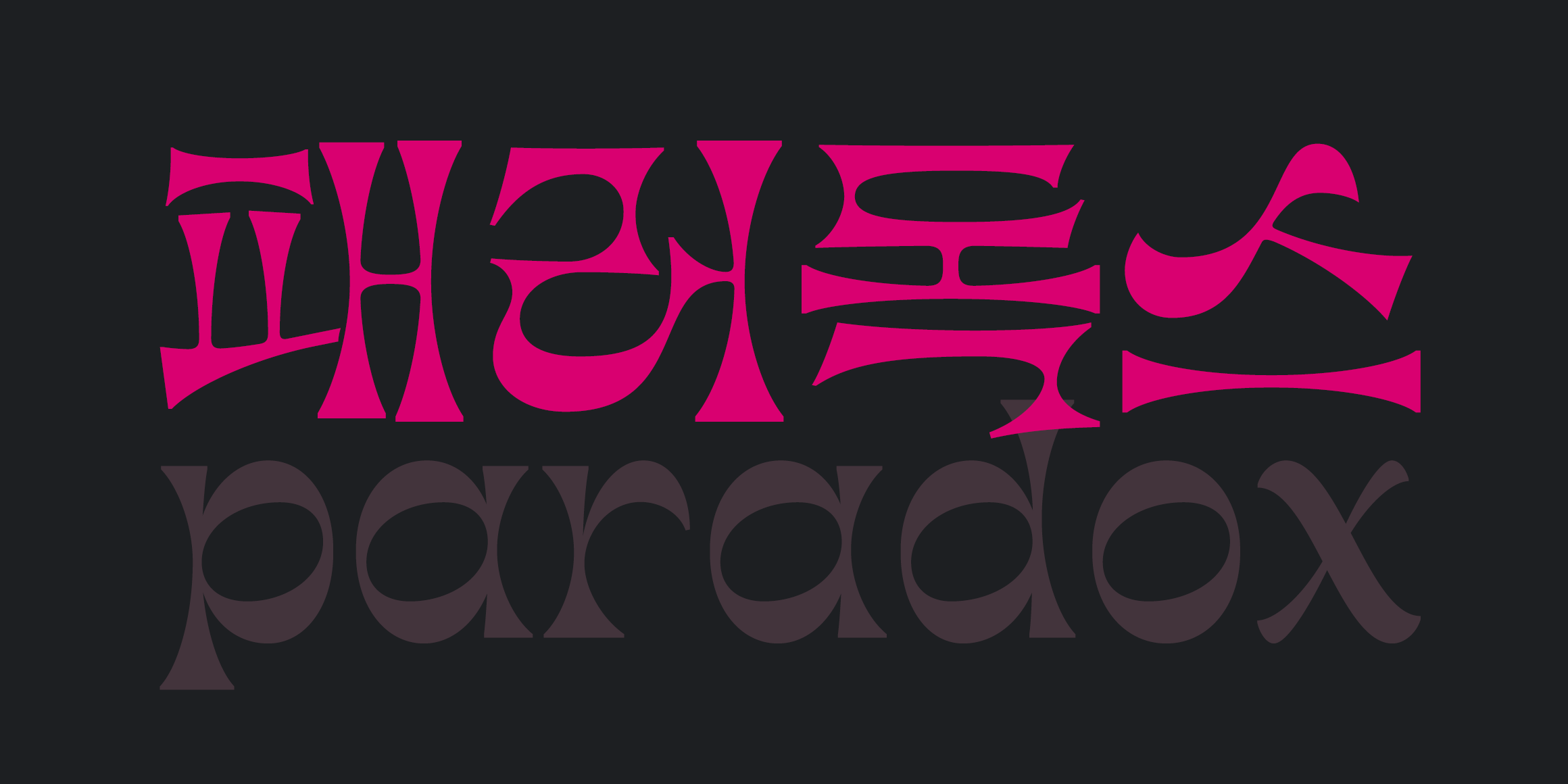 Dain 패러독스 font in use