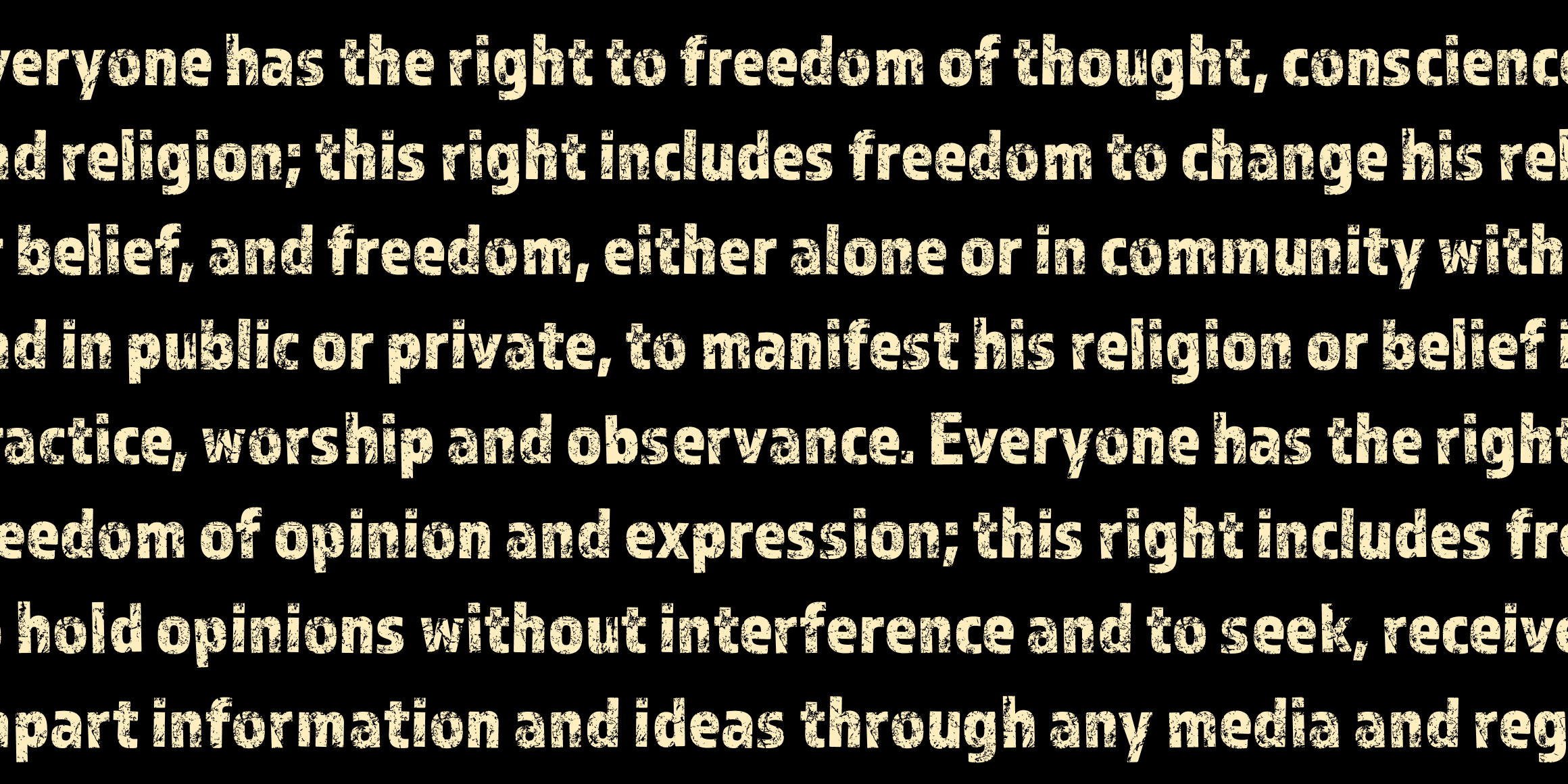 Almaq font in use