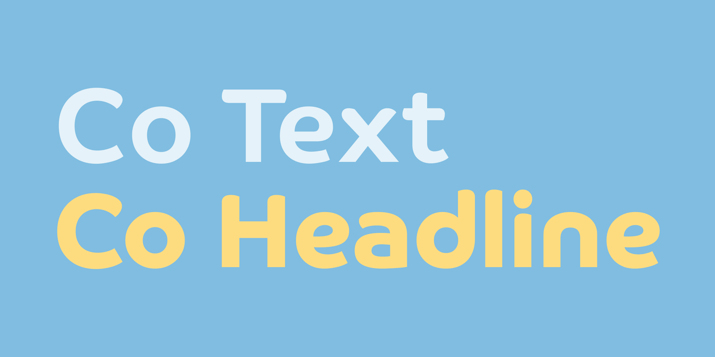 Co font in use