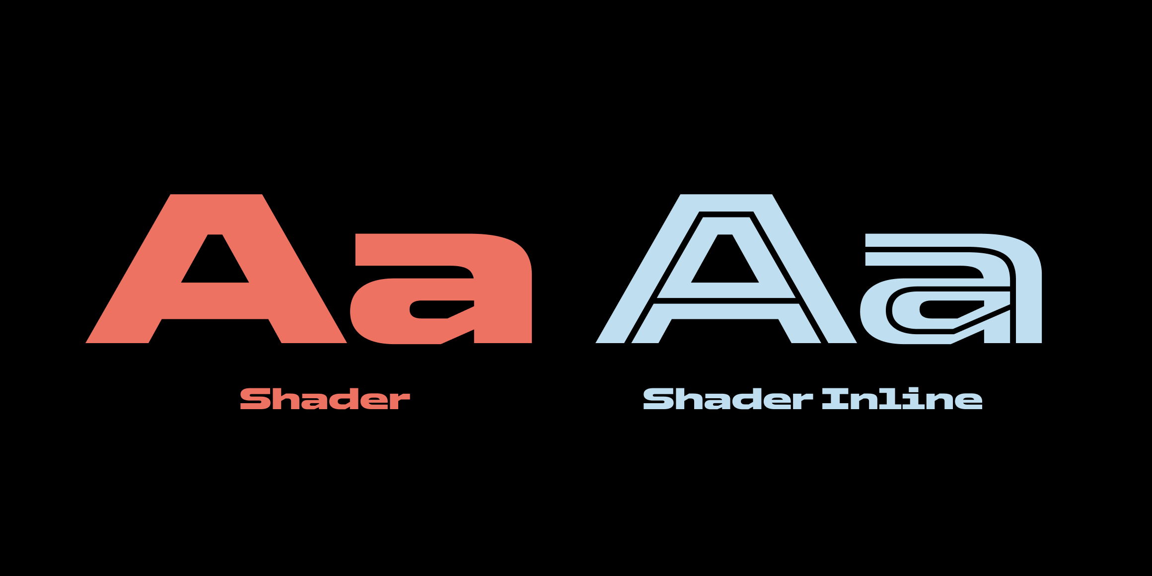 Shader font in use