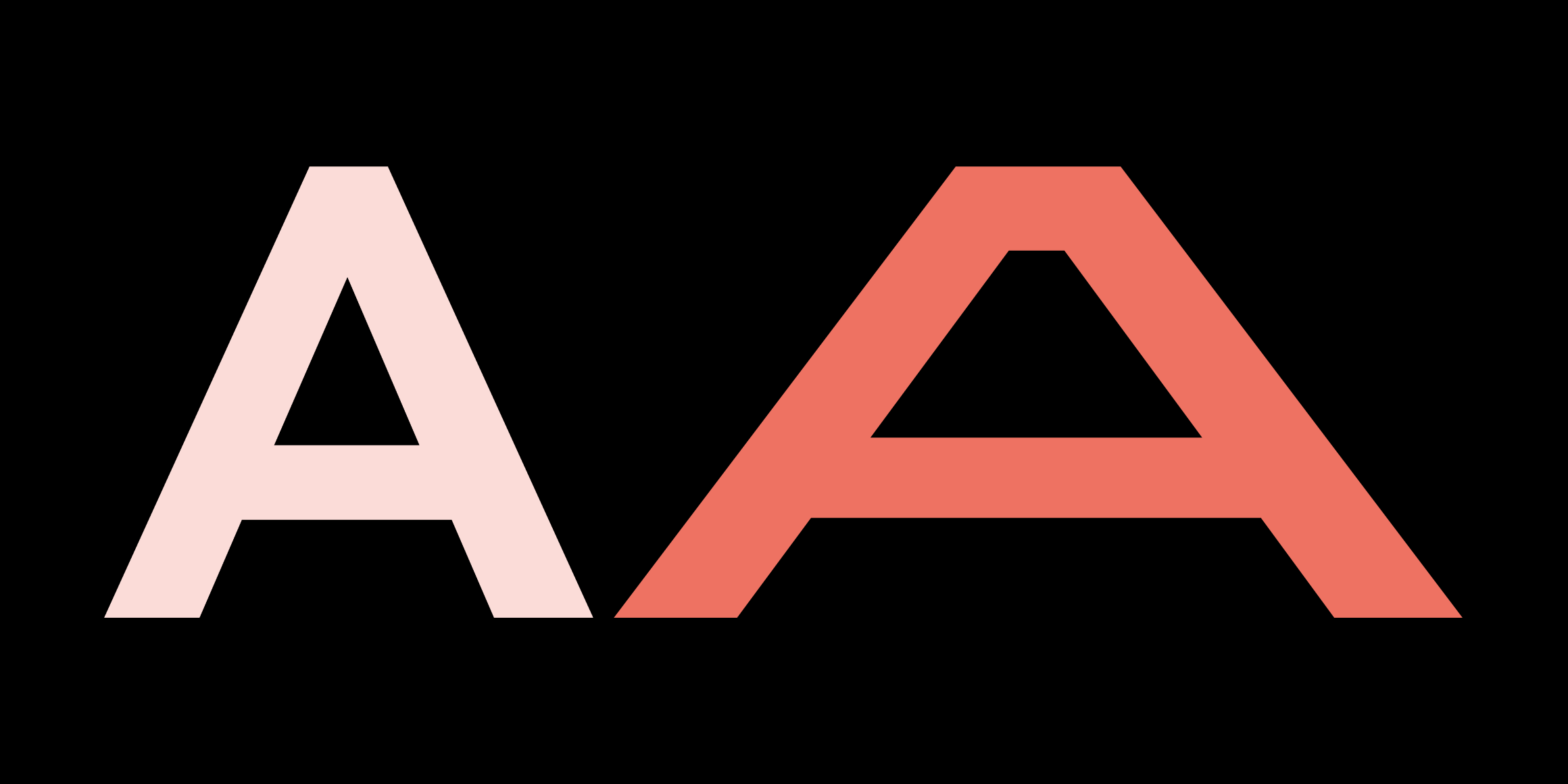 Widescreen font in use