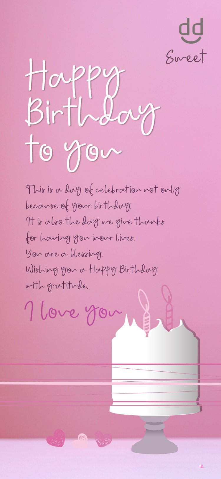 DDSweet Light font in use