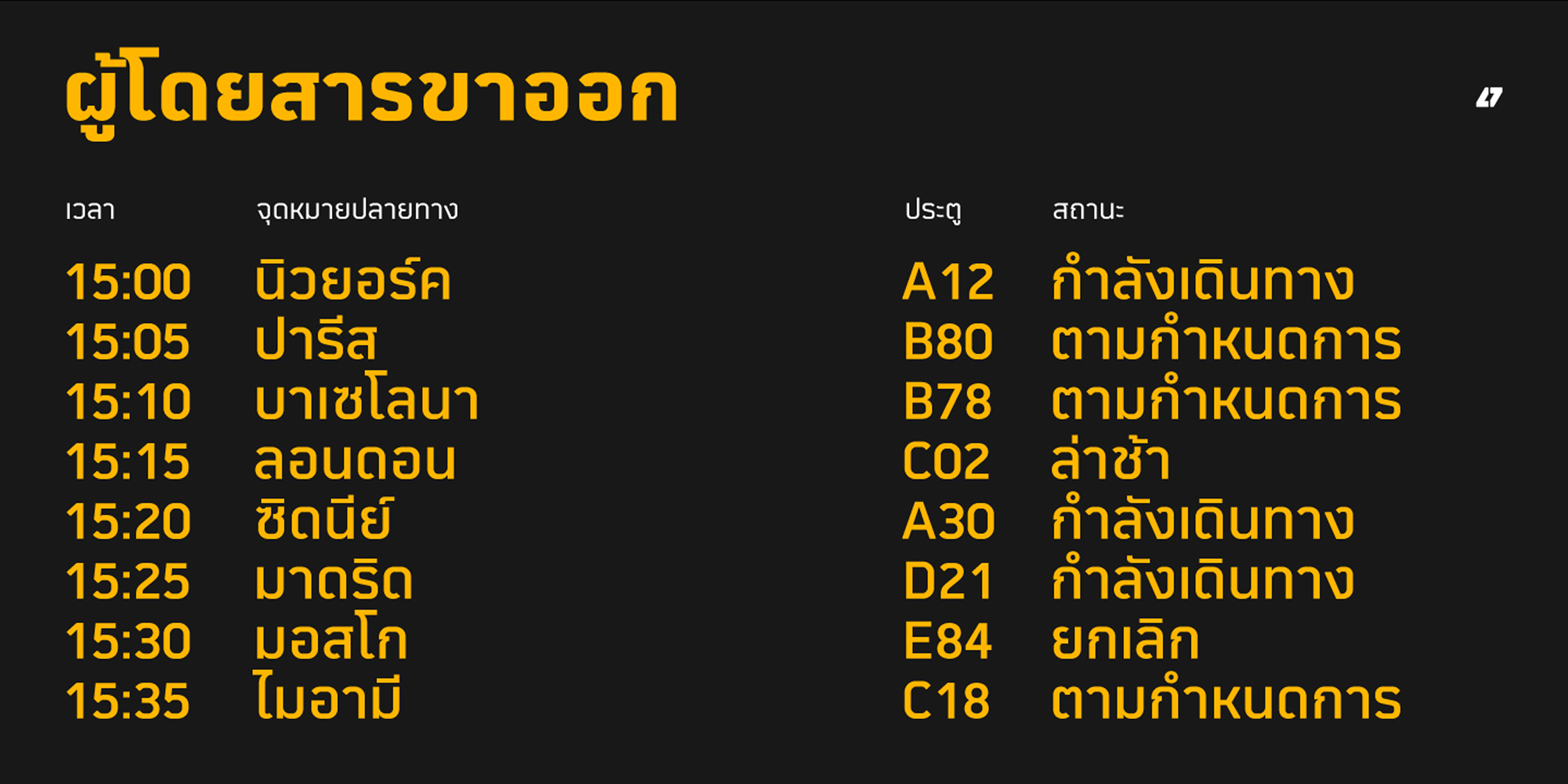 Martian B Thai font in use