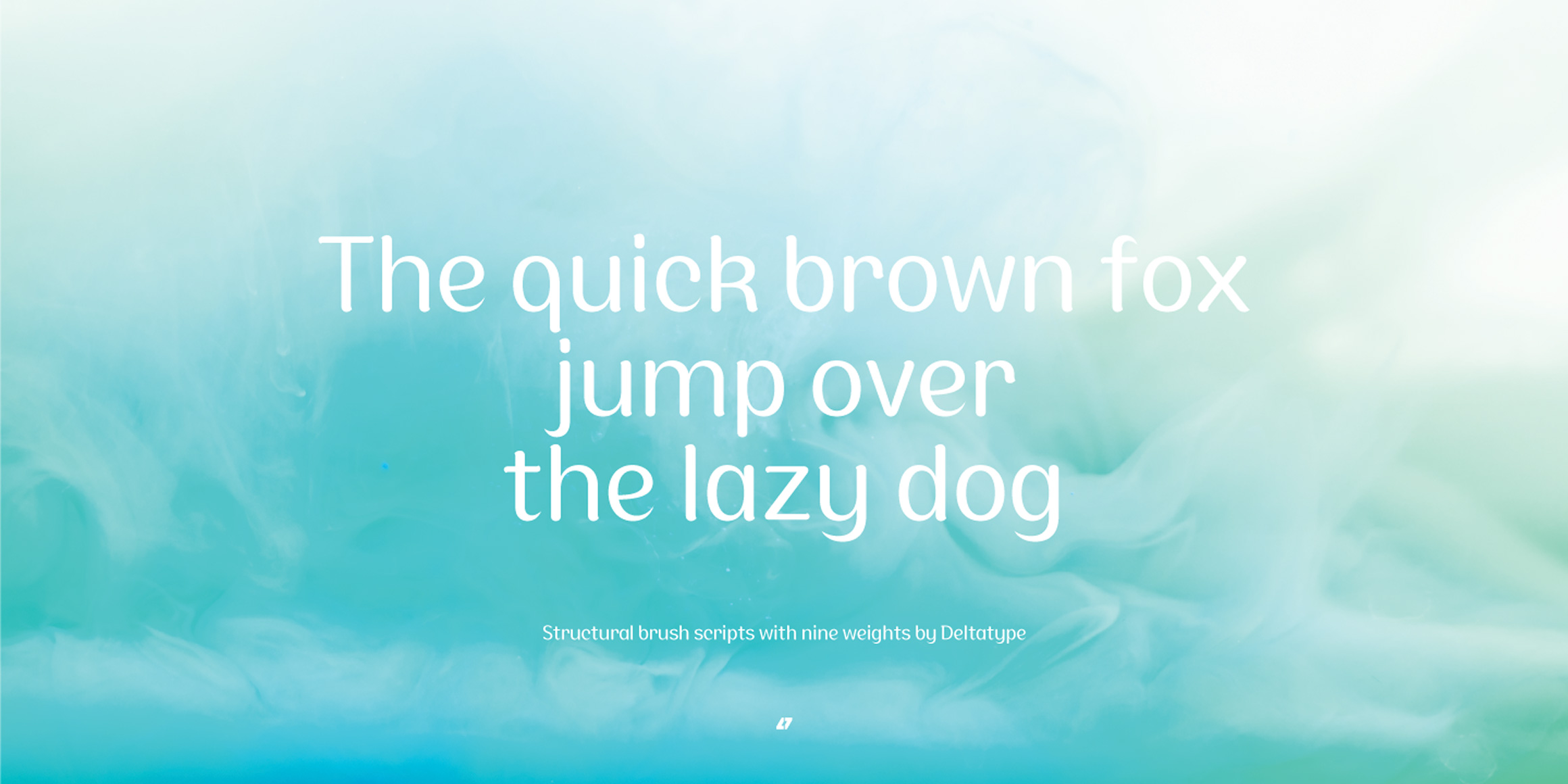 Moku Brush font in use