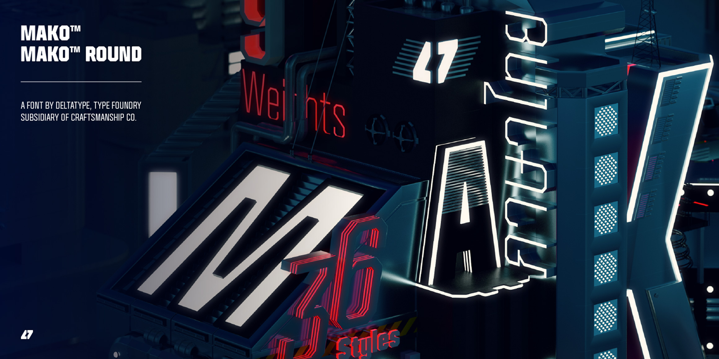 Mako font in use