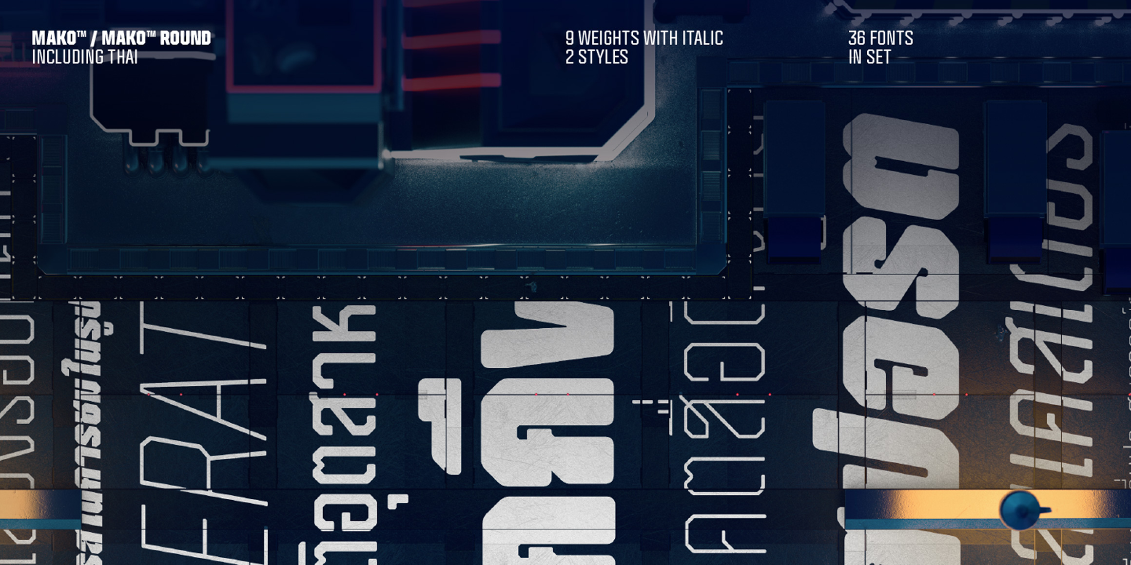 Mako font in use