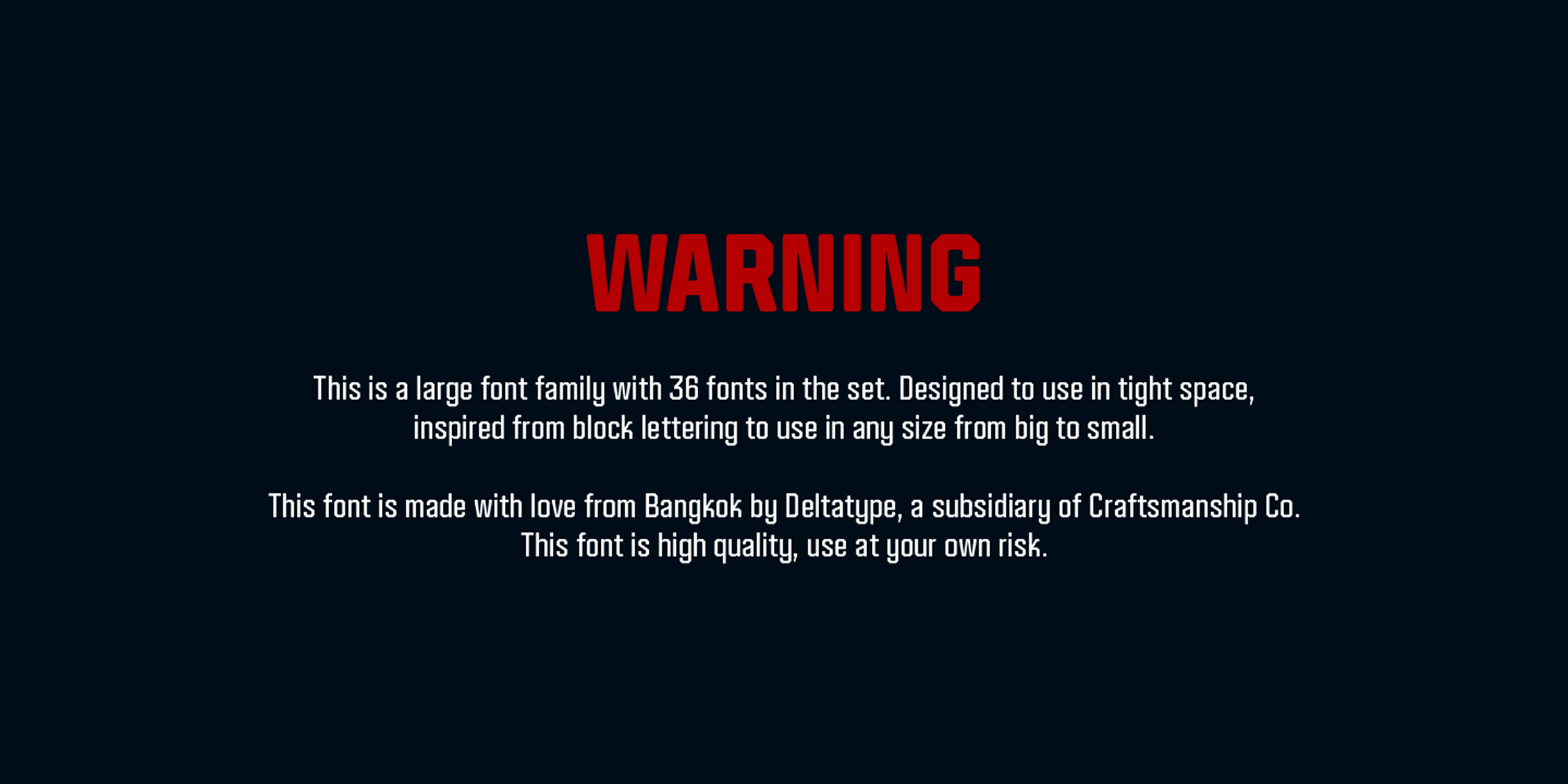 Mako font in use