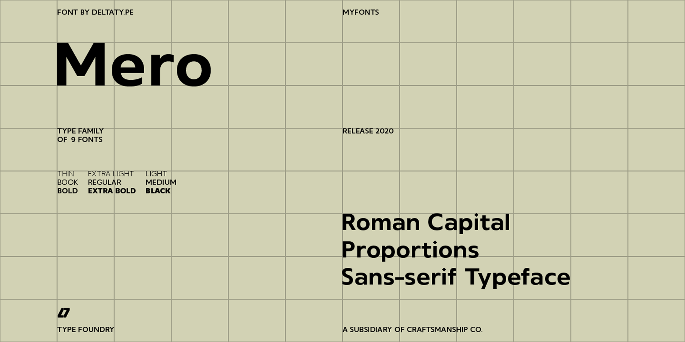 Mero Thai font in use