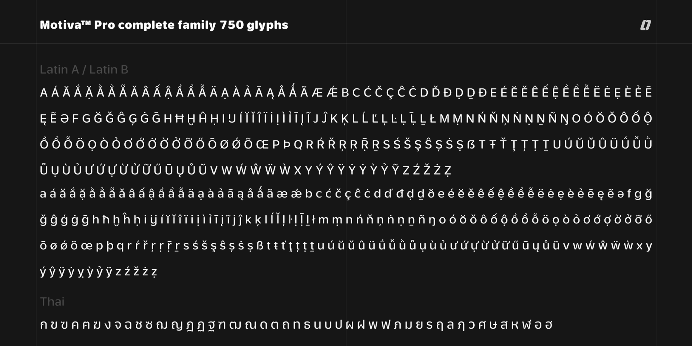 Motiva Pro font in use