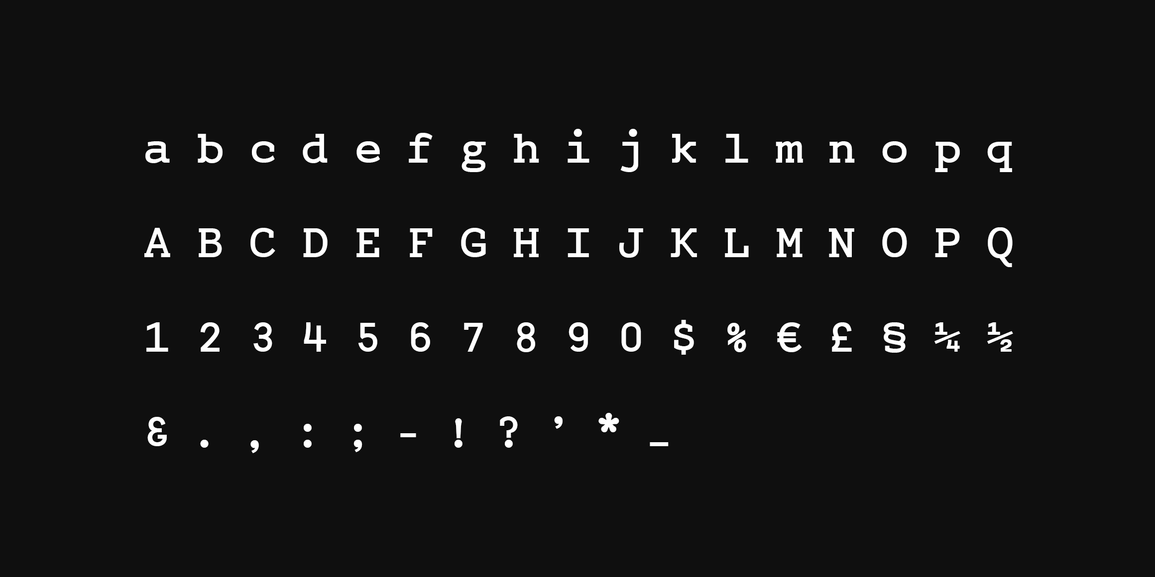 STM Avocado Mono font in use