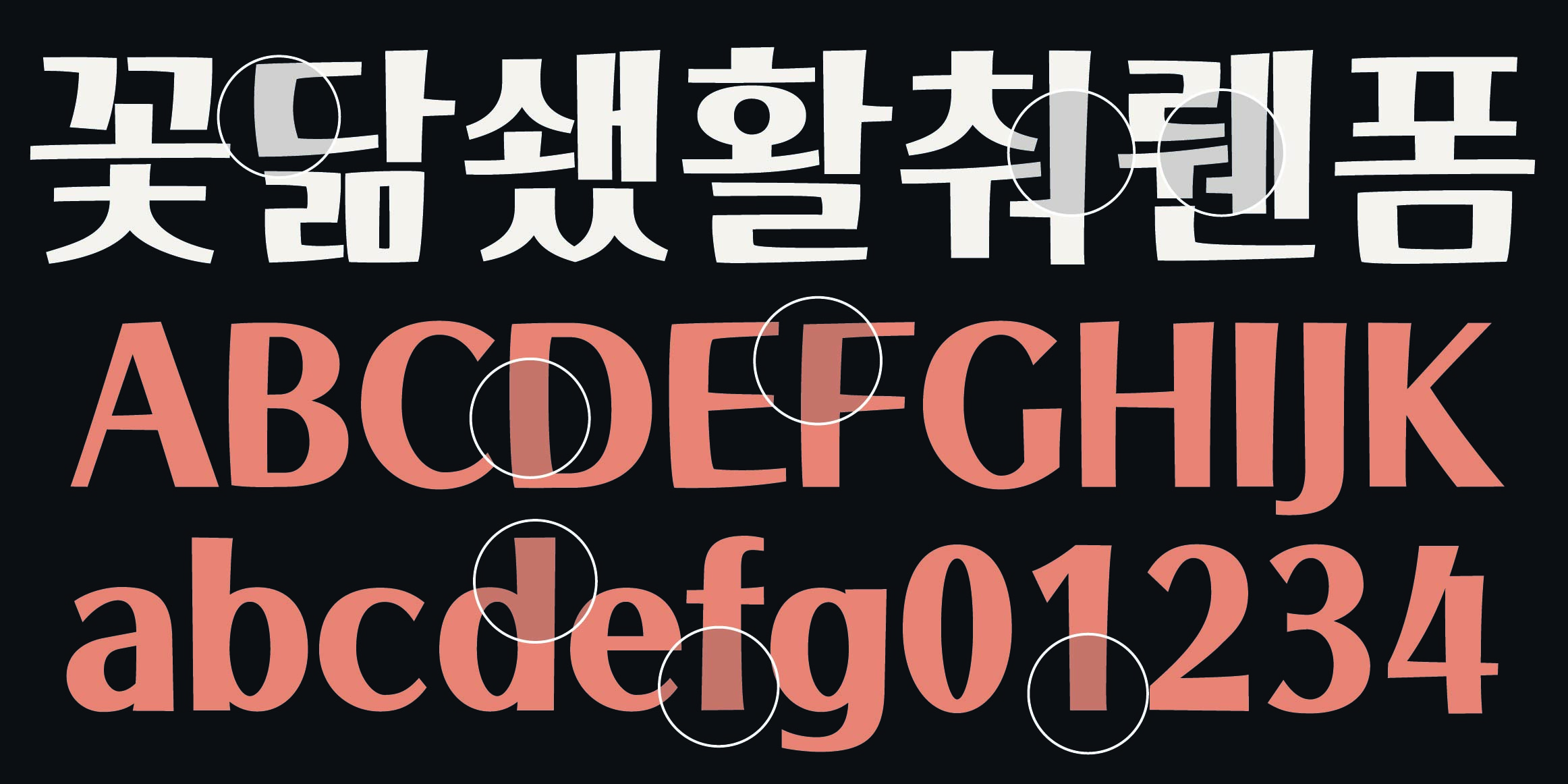 DR슬라이드 font in use