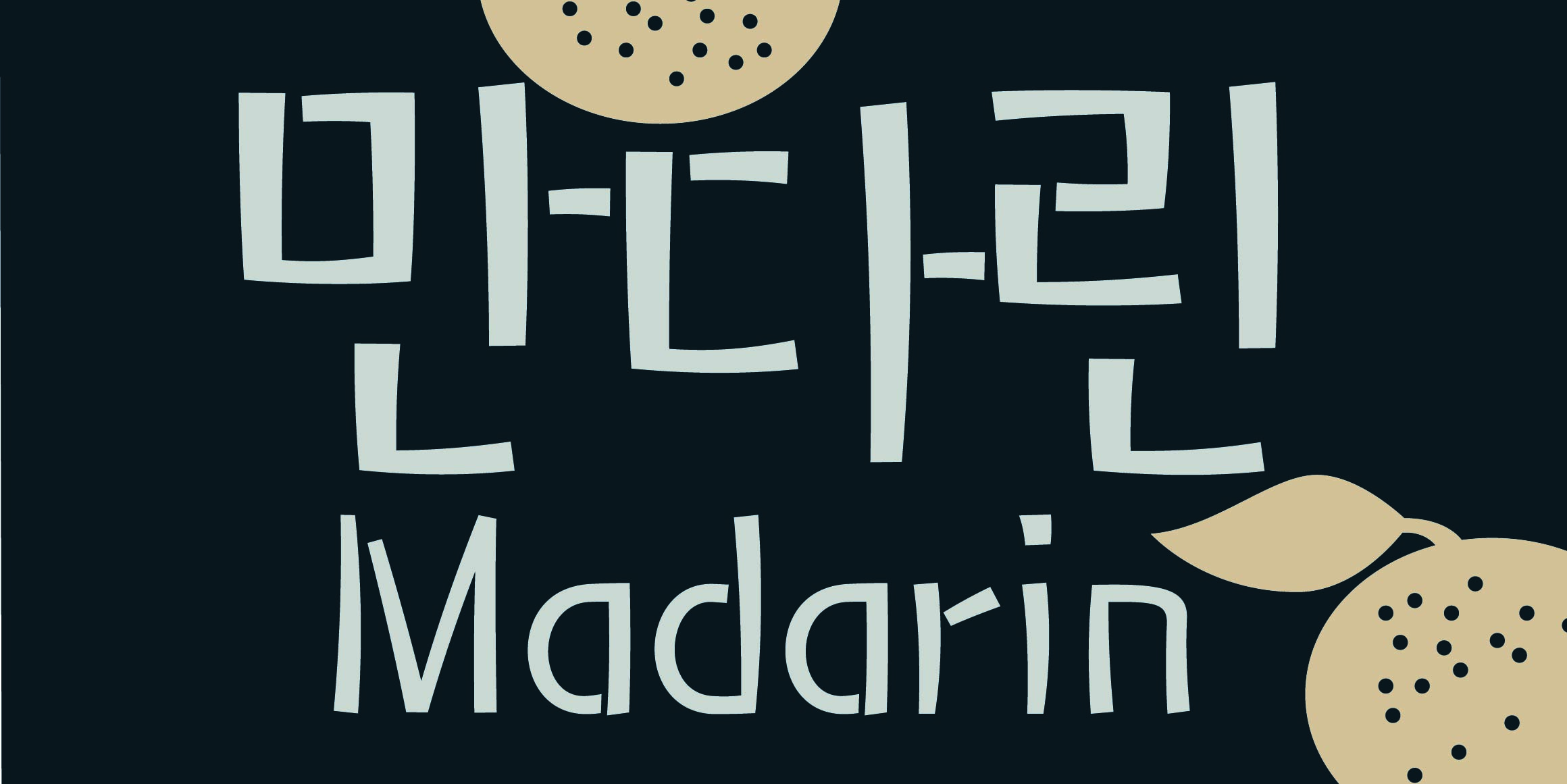 DR만다린 font in use
