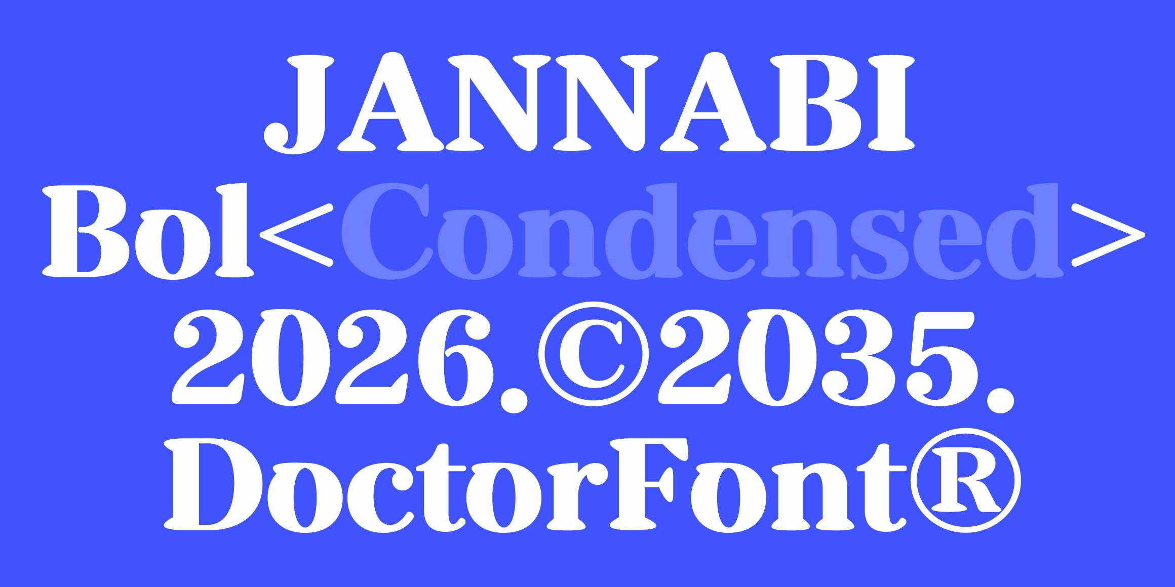 null font in use