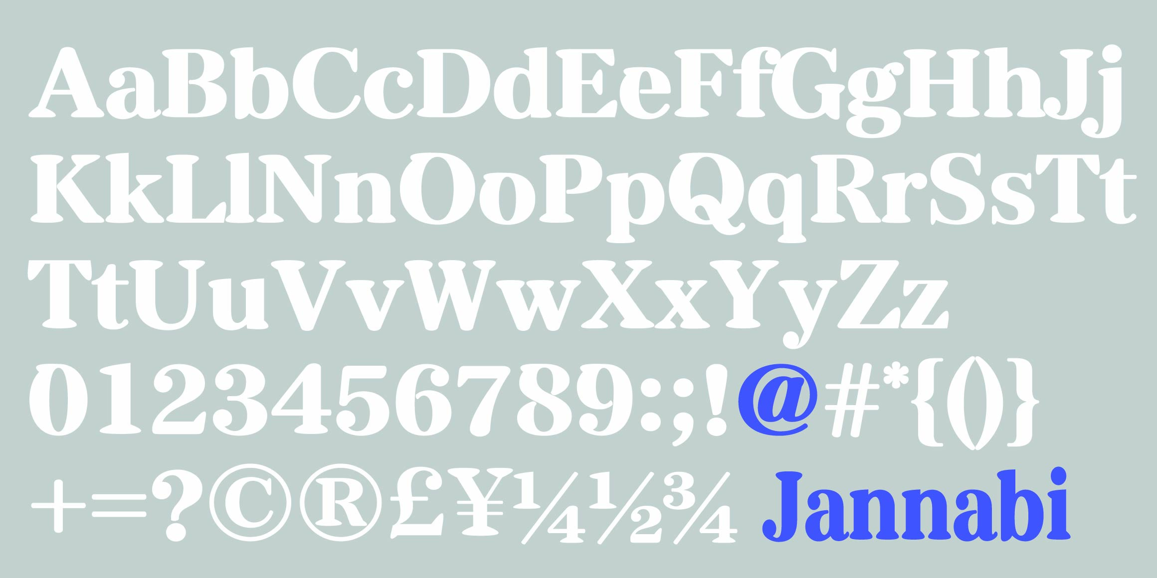 null font in use