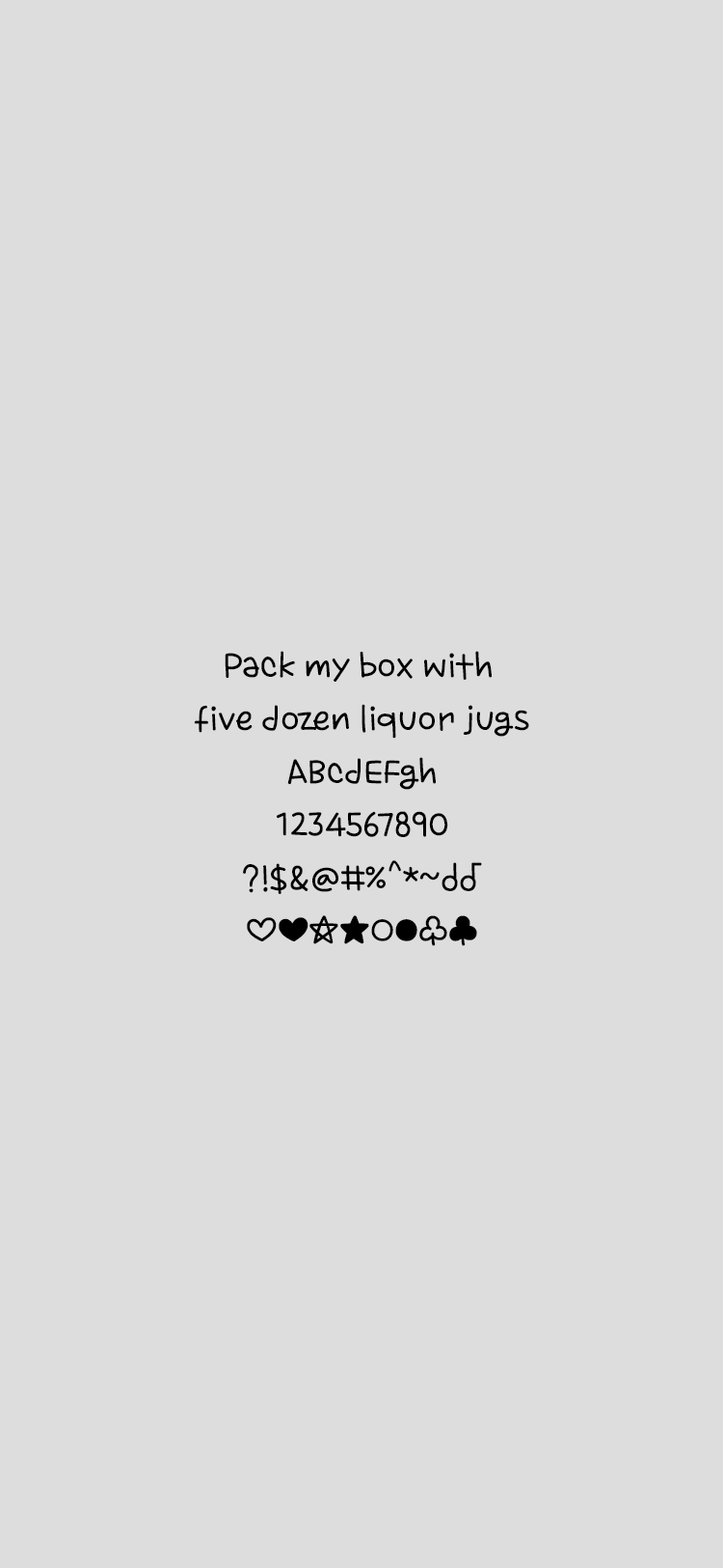 Egg9 우주별스토리BK font in use