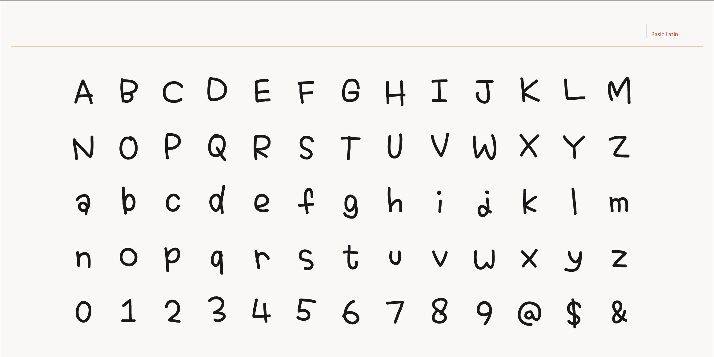 Egg9연필로남긴일기 font in use