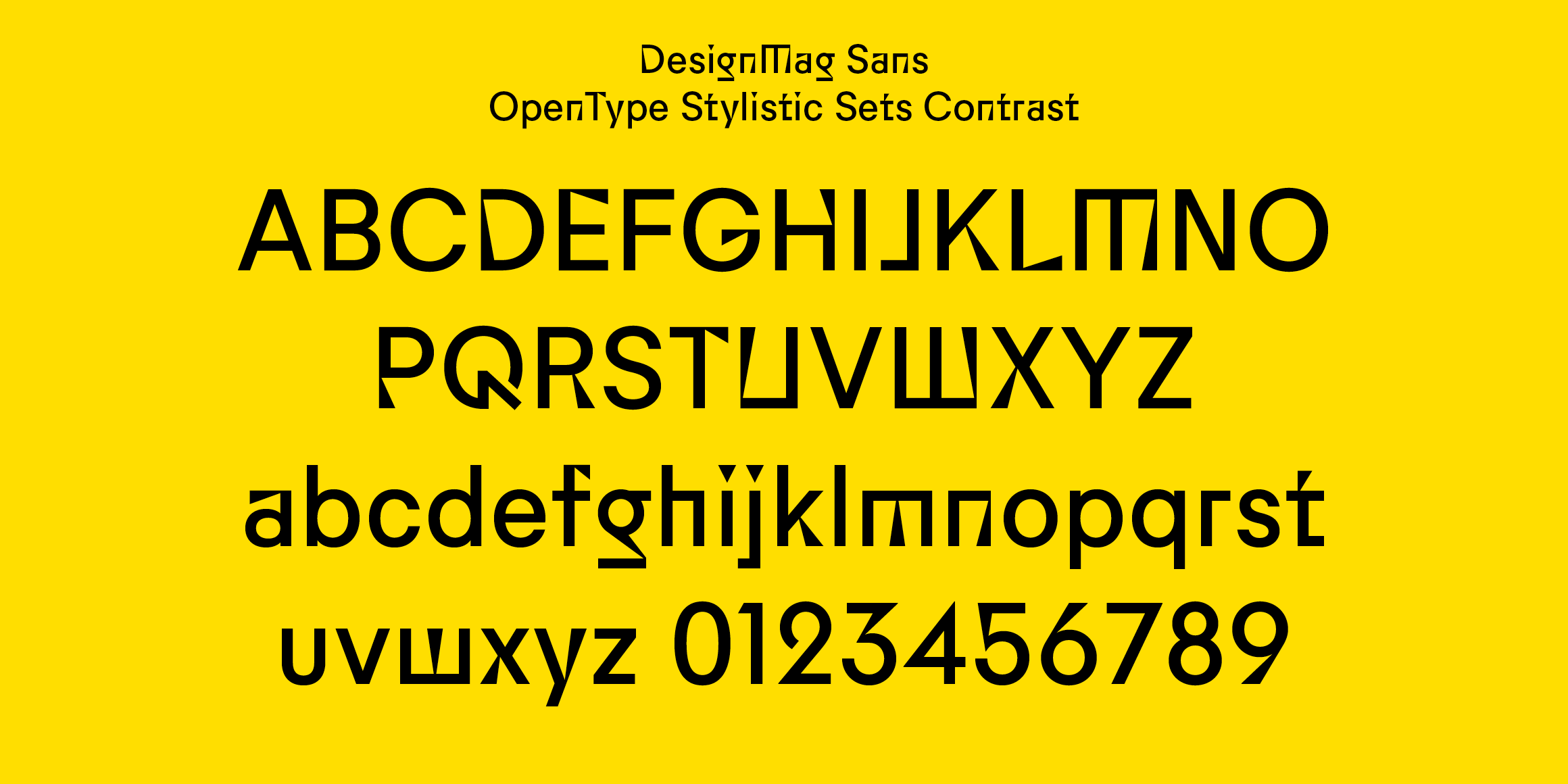 DesignMag Sans font in use