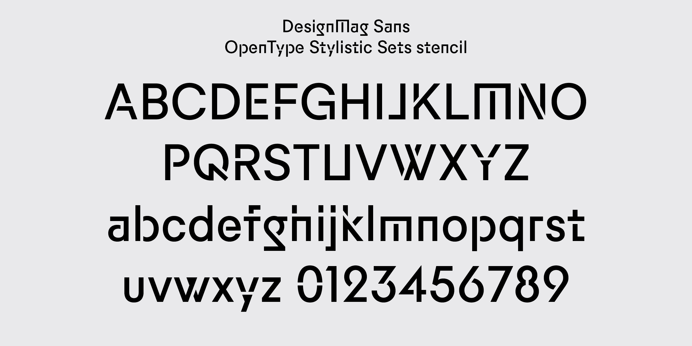 DesignMag Sans font in use