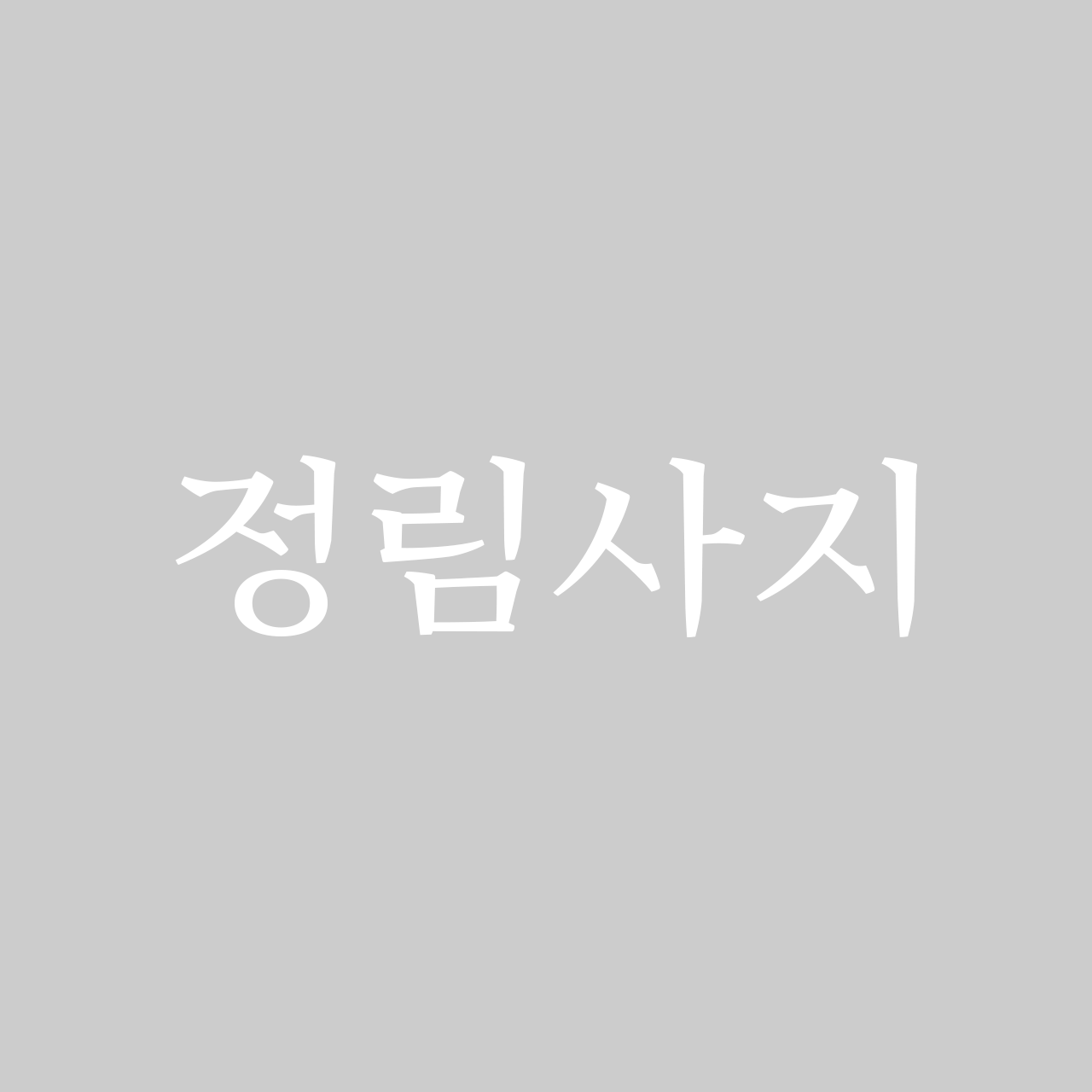 정림사지 font in use