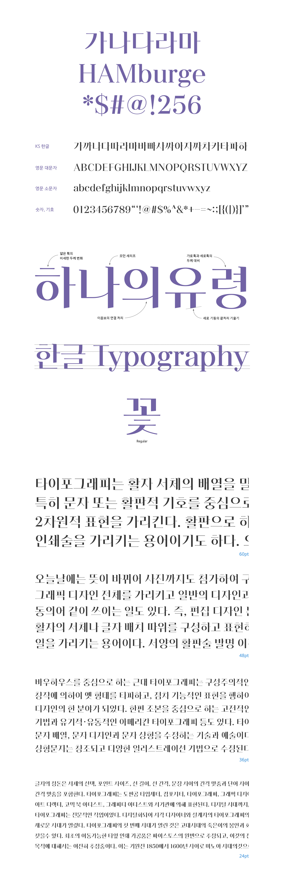 HG백야 font in use