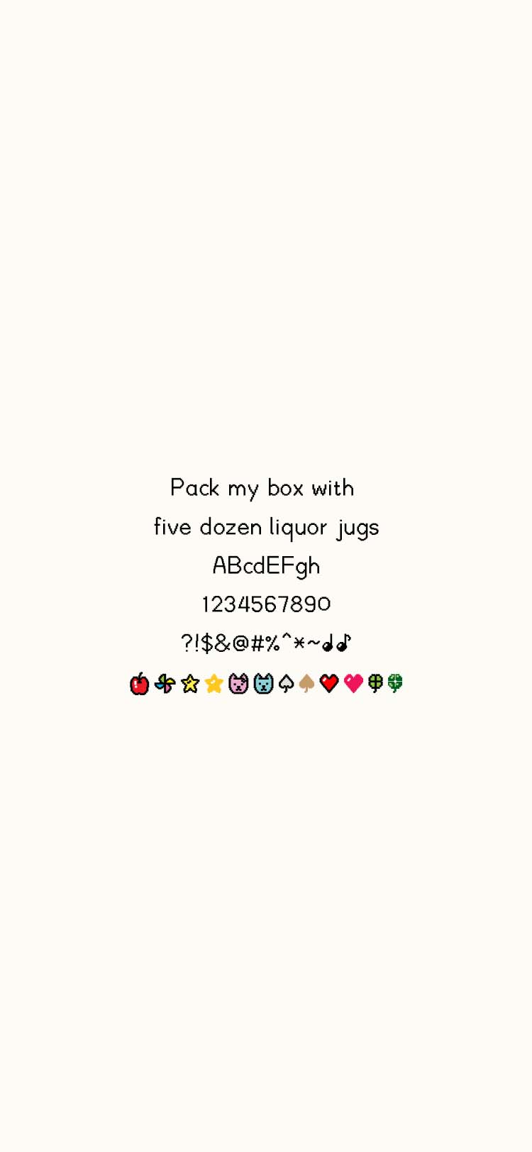 Jj미니오락실 font in use