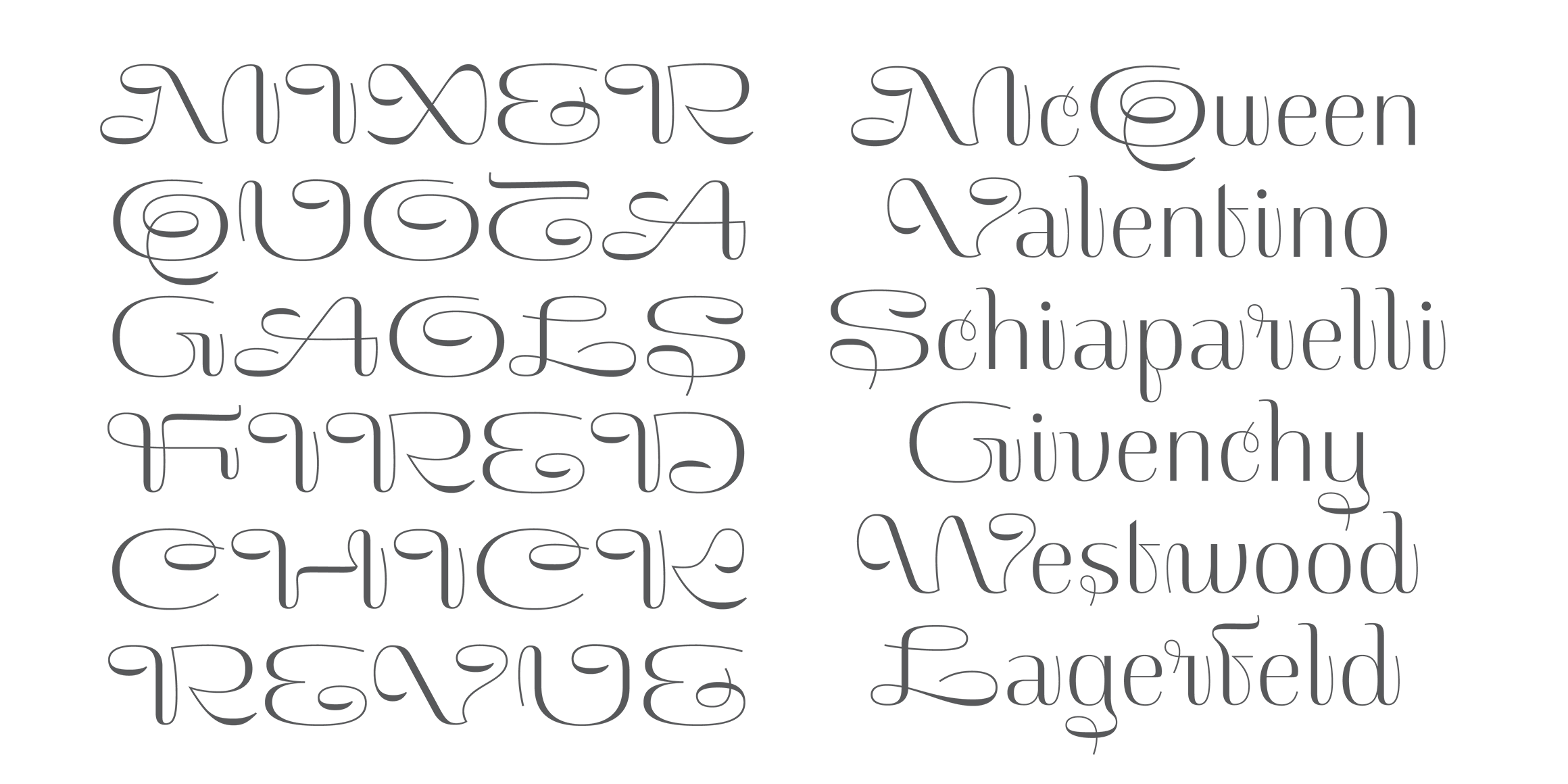 null font in use