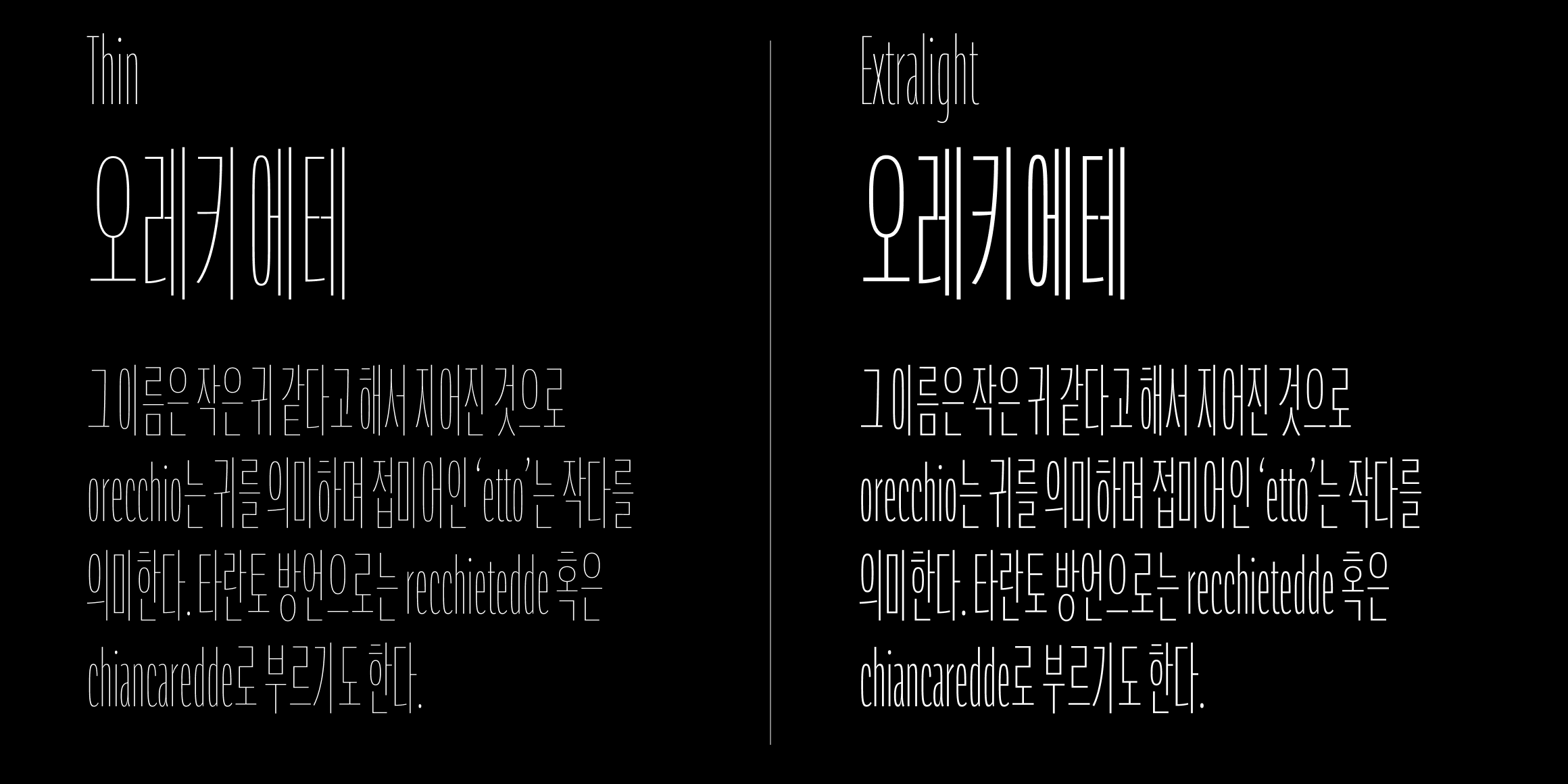 뉴트로닉한글컴프레스드 font in use
