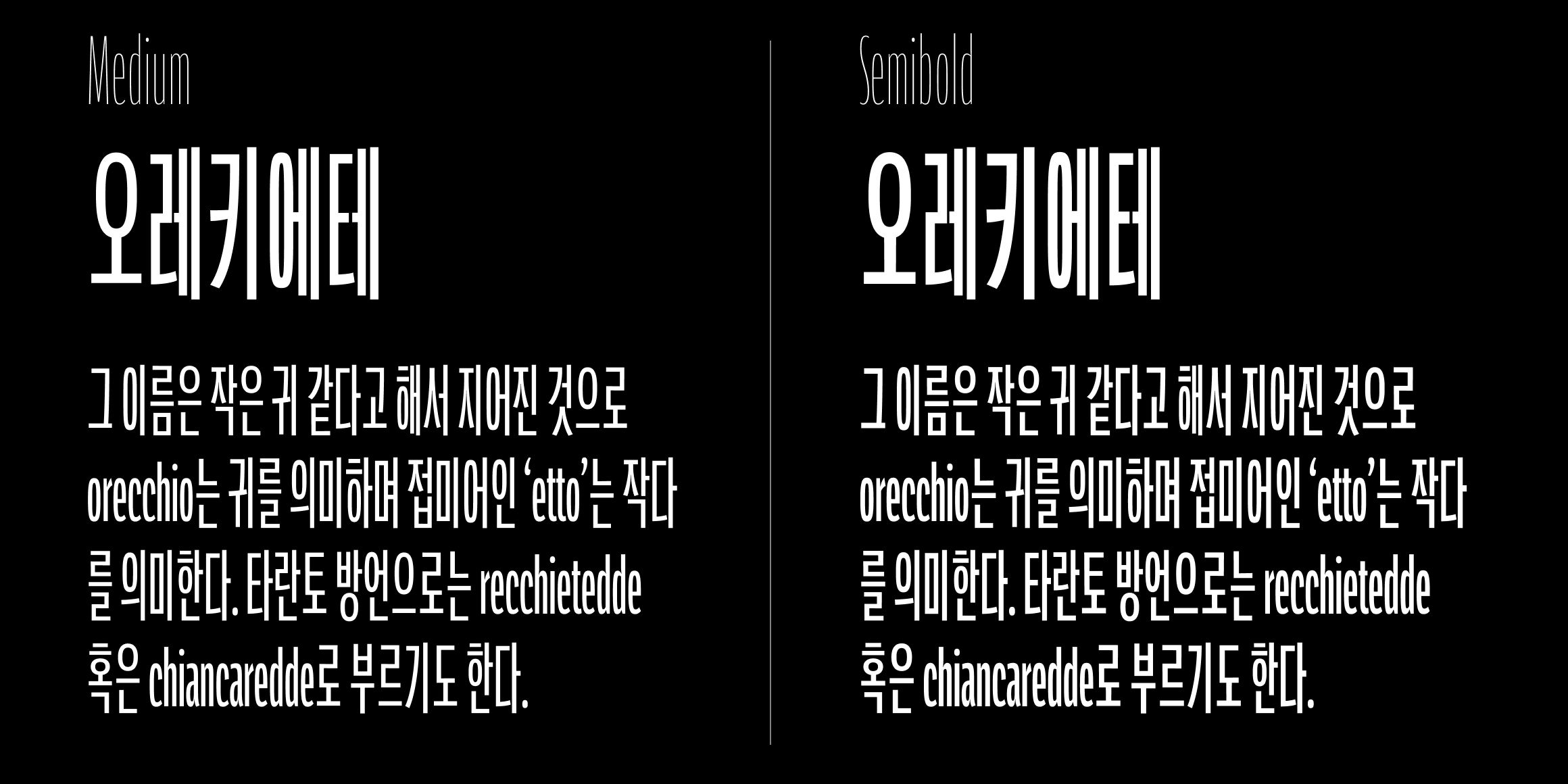 뉴트로닉한글컴프레스드 font in use