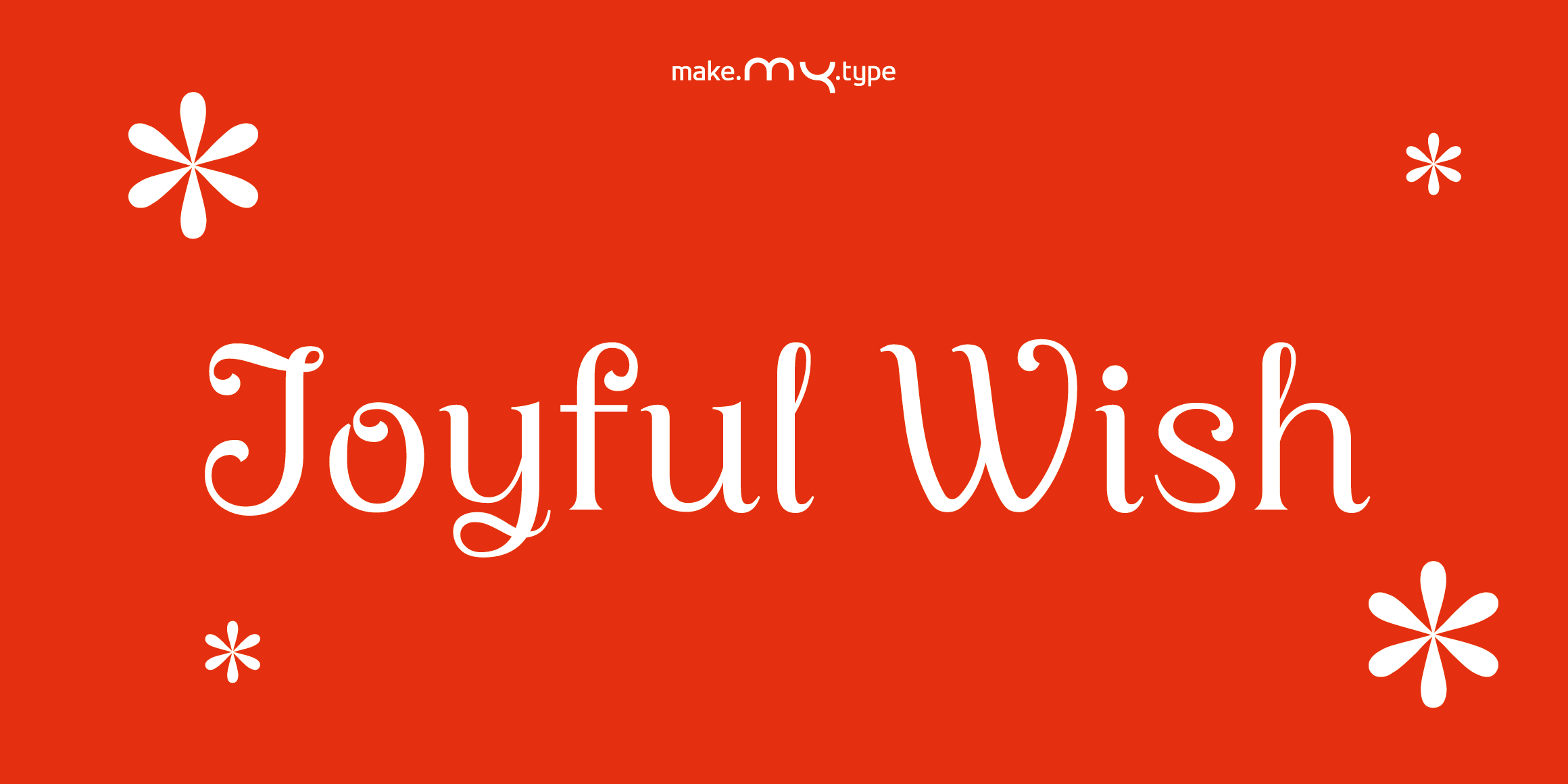 MY JoyfulWish font in use