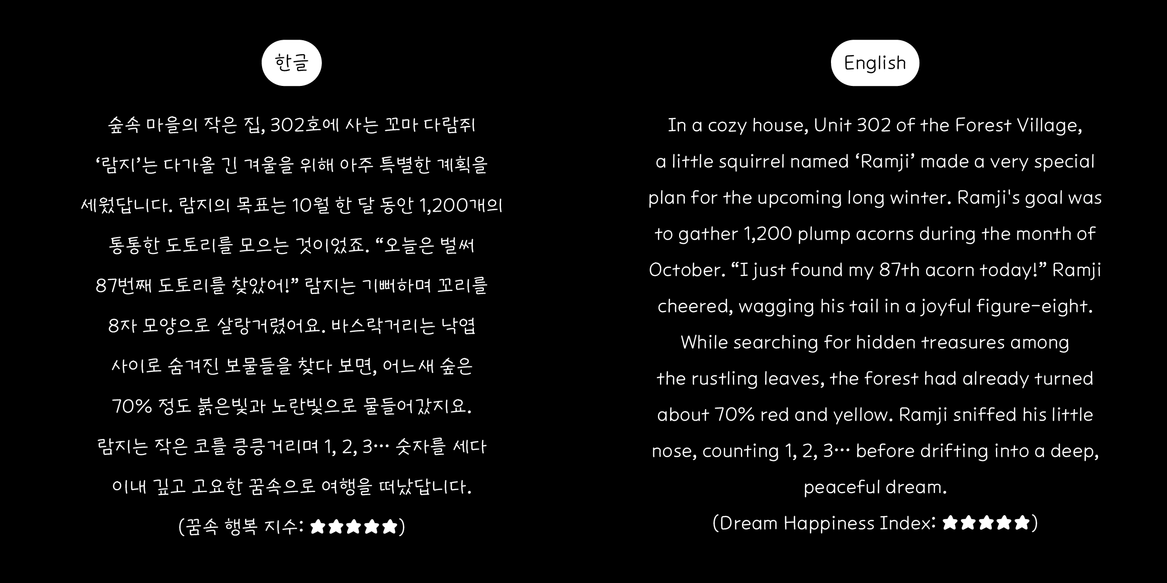 nut 팥붕파람지 font in use