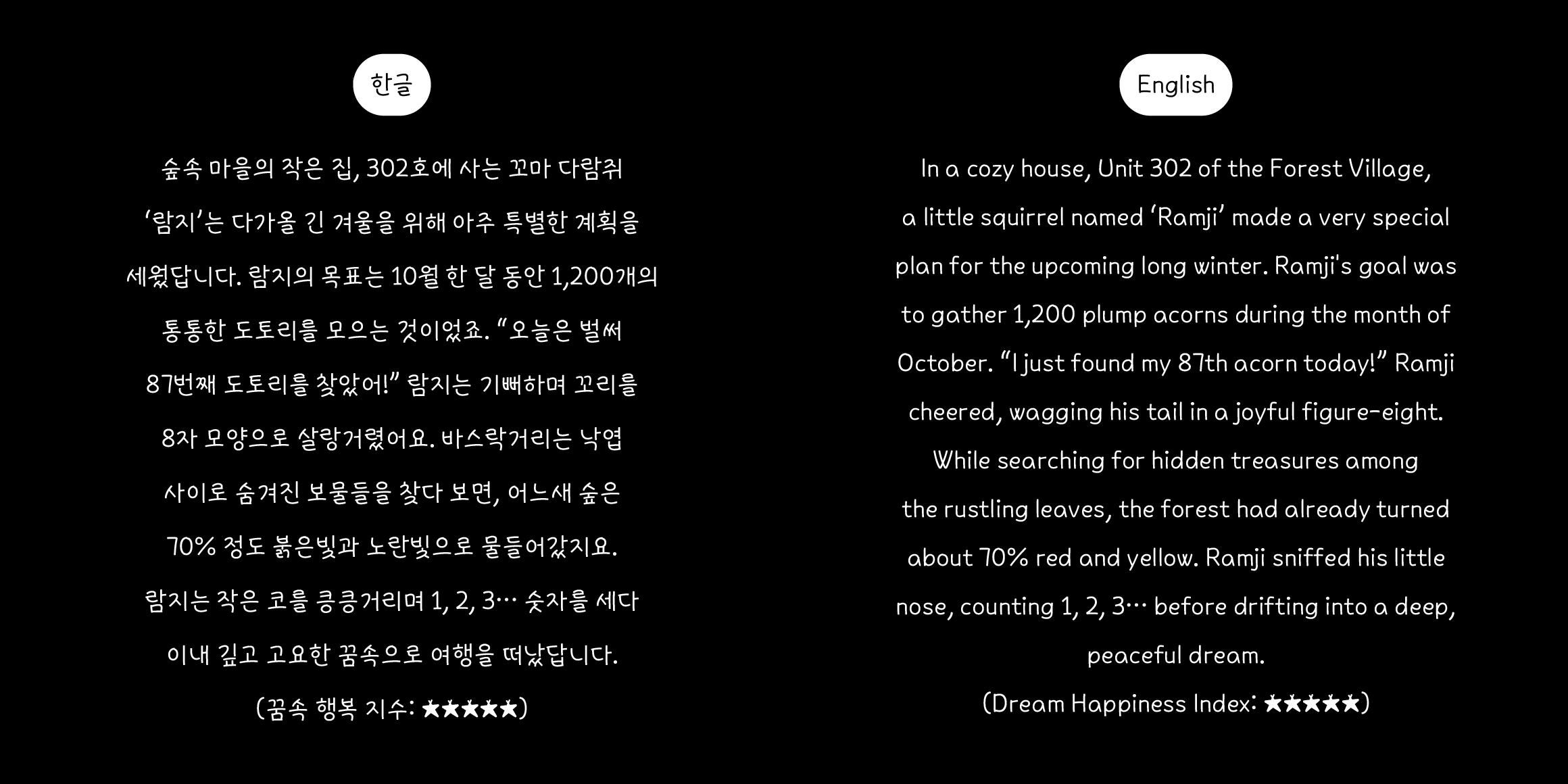 nut 깔깔람지 font in use